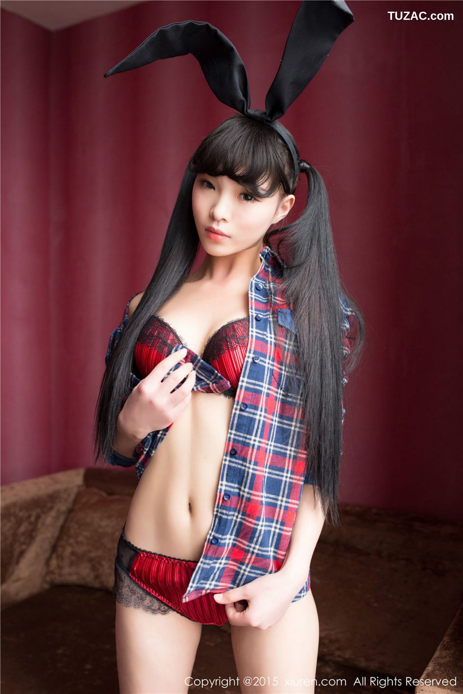 XiuRen秀人网-309-Cyberjelly霜爷-《制服诱惑》-2015.03.17