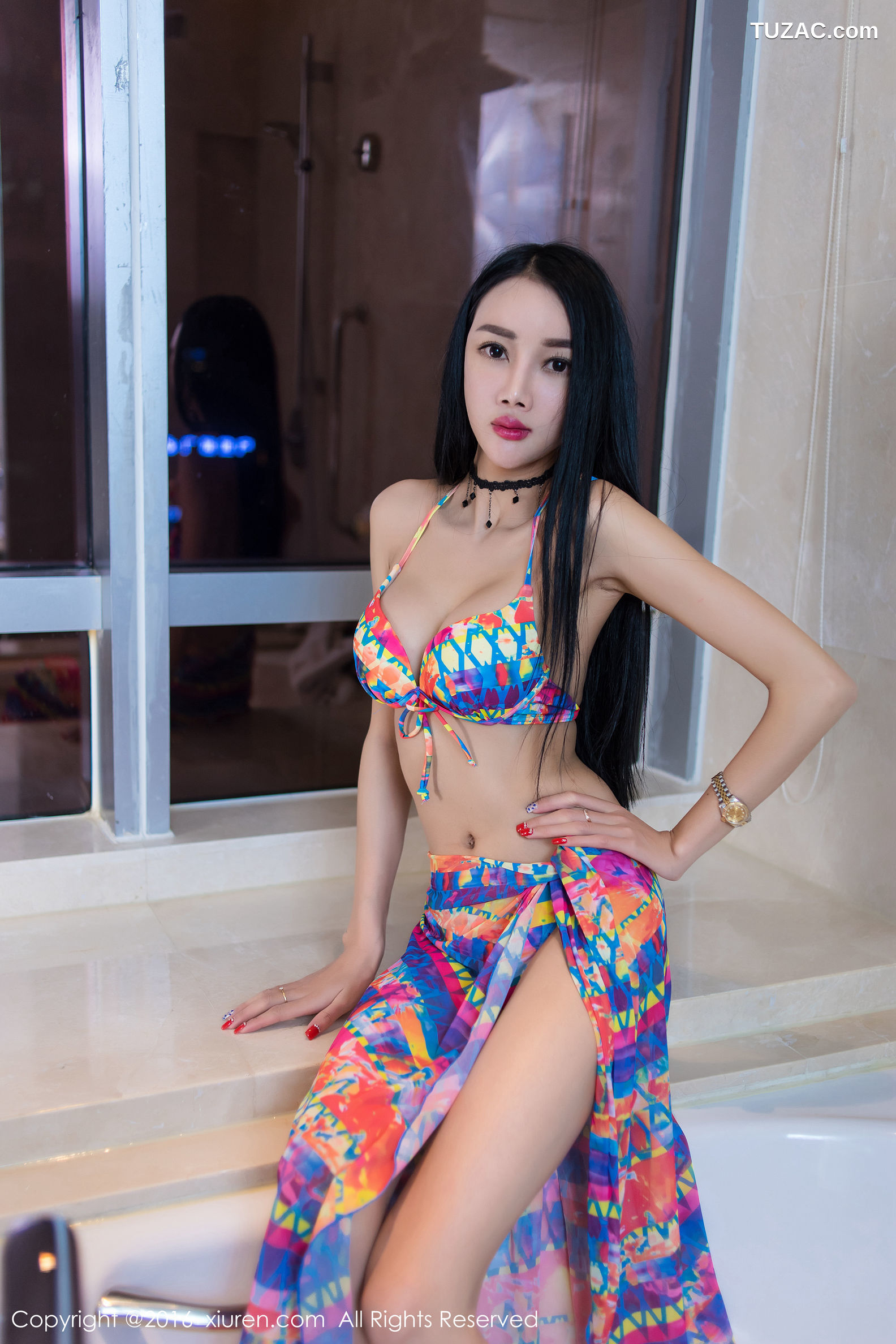 XiuRen秀人网-595-秀美佳人-《性感娇媚的美女》-2016.09.07