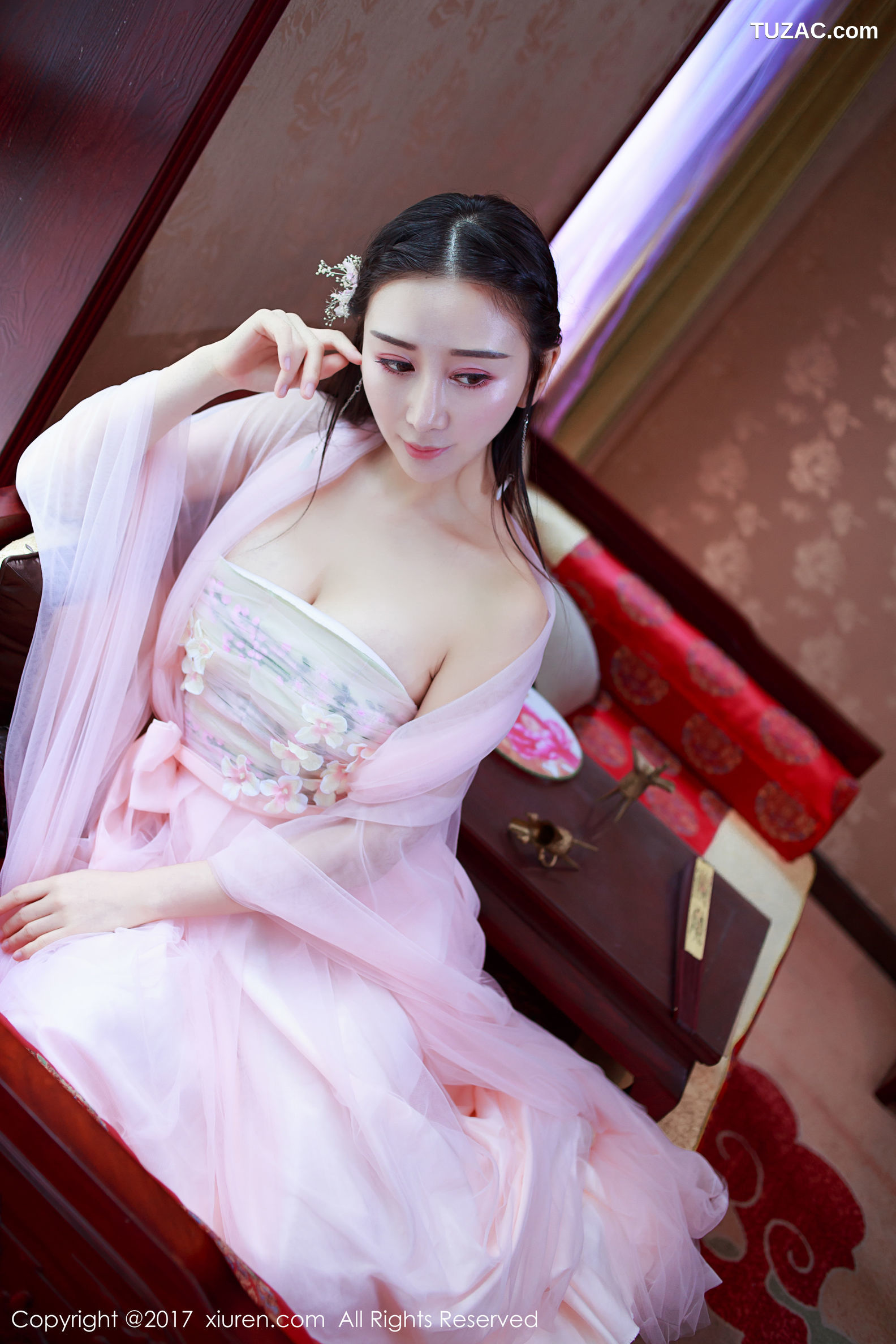 XiuRen秀人网-804-邹晶晶女王-《古装女神》-2017.08.22