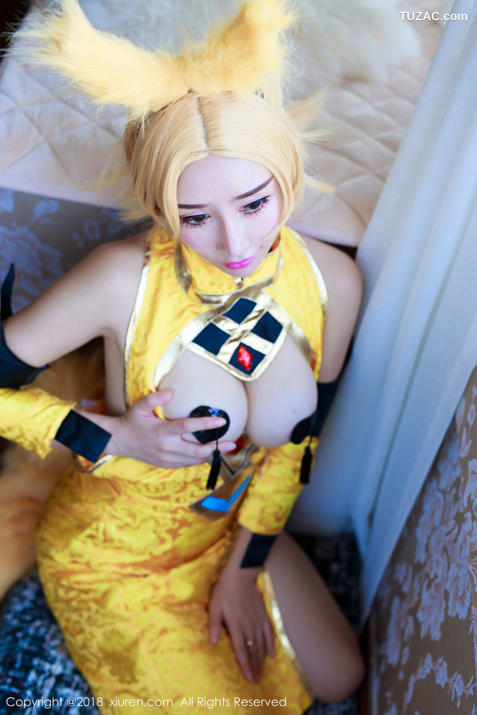 XiuRen秀人网-937-邹晶晶女王-《王者荣耀妲己COS》-2018.02.23