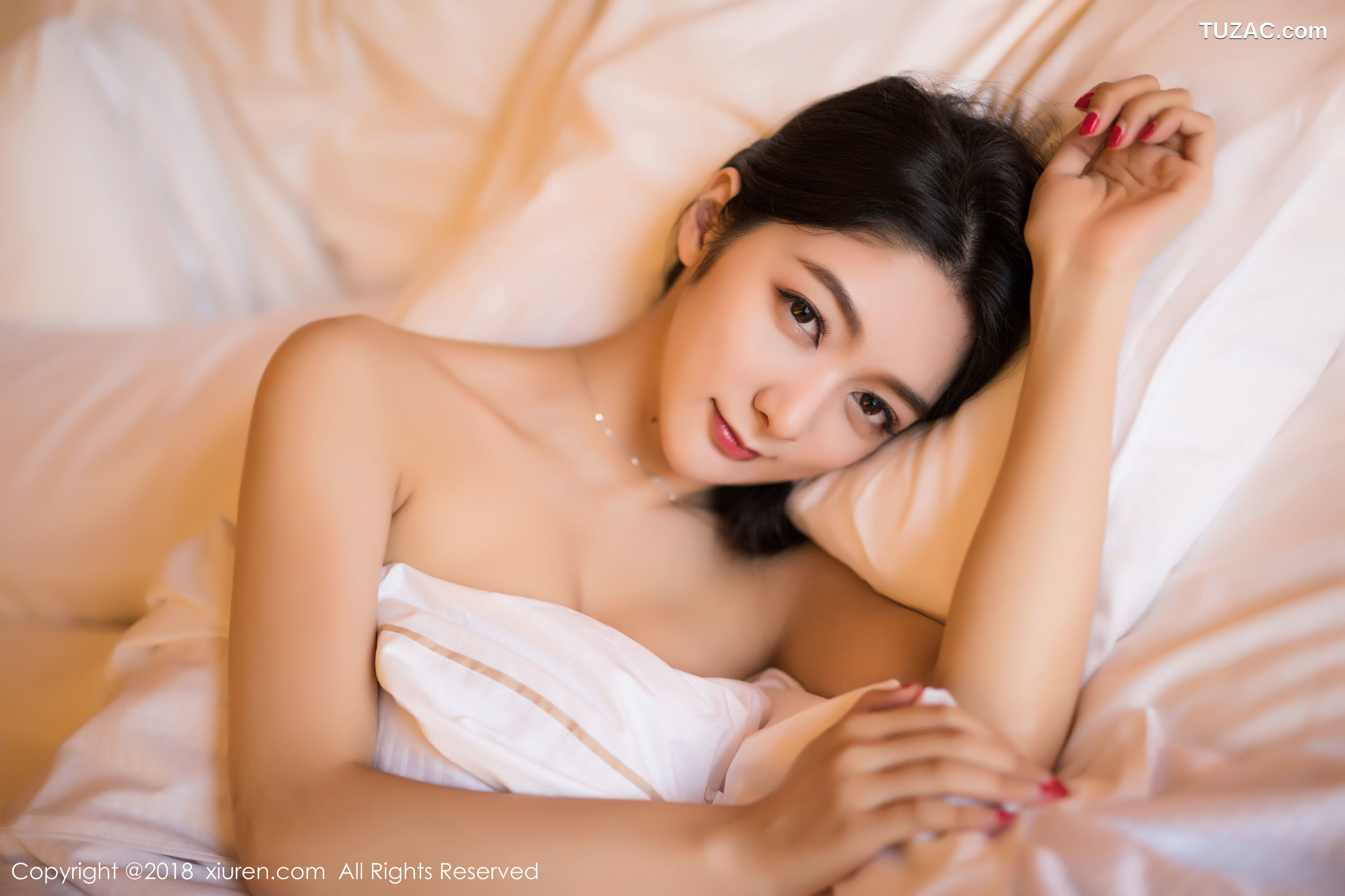 XiuRen秀人网-1292-Angela喜欢猫-《性感粉红真空睡衣私房》-2018.12.27