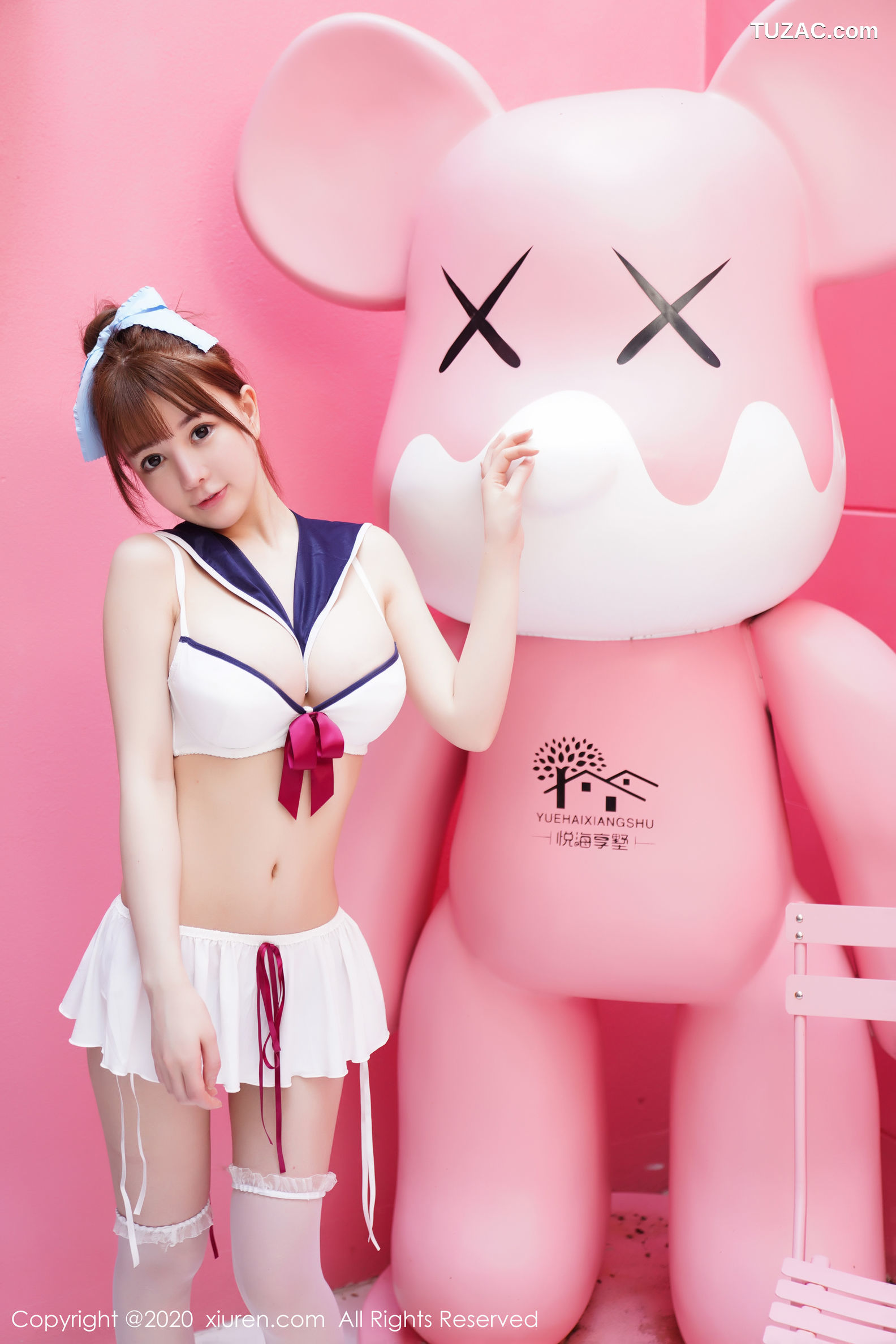 XiuRen秀人网-2243-Uu酱-《水手服内衣主题系列》-2020.05.14