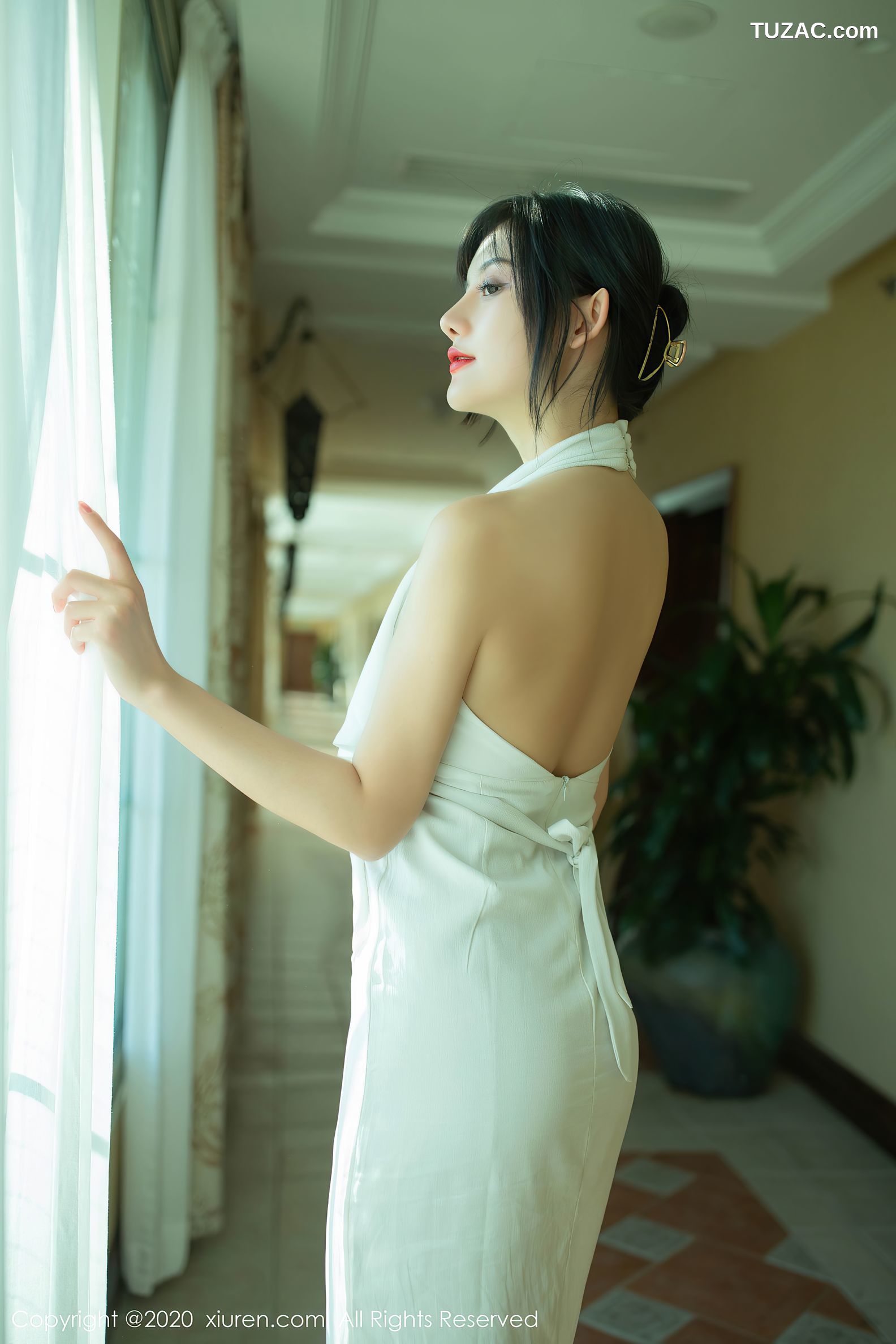 XiuRen秀人网-2389-就是阿朱啊-《白色长裙系列》-2020.07.30