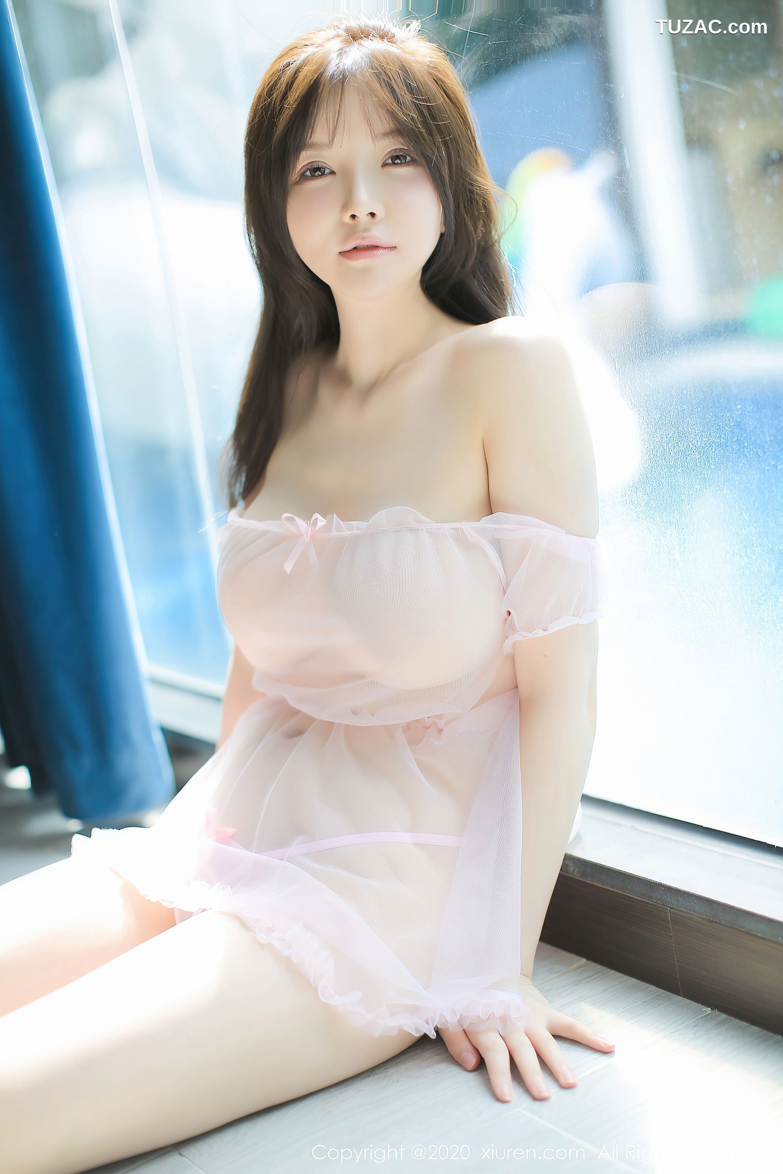 XiuRen秀人网-2602-糯美子-《粉色主题的轻薄服饰》-2020.09.25