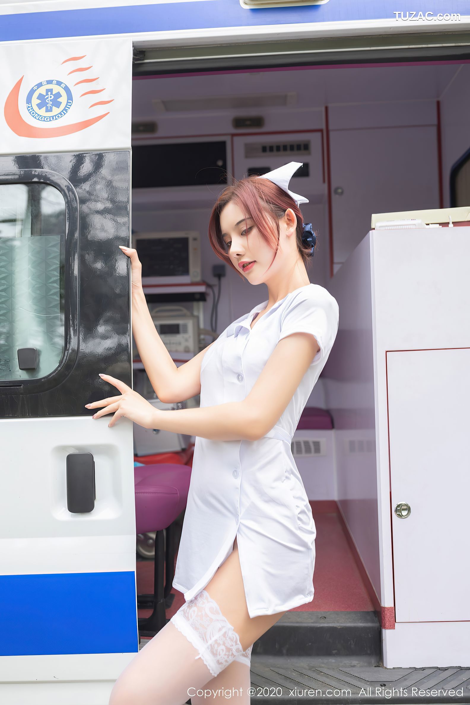 XiuRen秀人网-2959-就是阿朱啊-《救护车主题系列》-2020.12.30