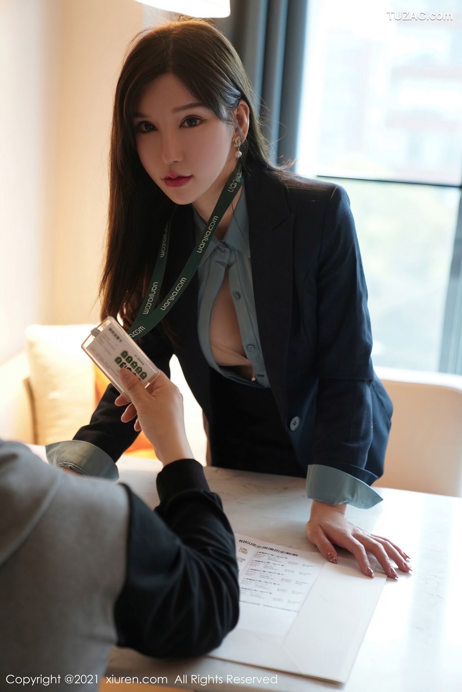 XiuRen秀人网-3415-周于希Sandy-剧情主题-售楼美女办公OL制服-2021.05.14