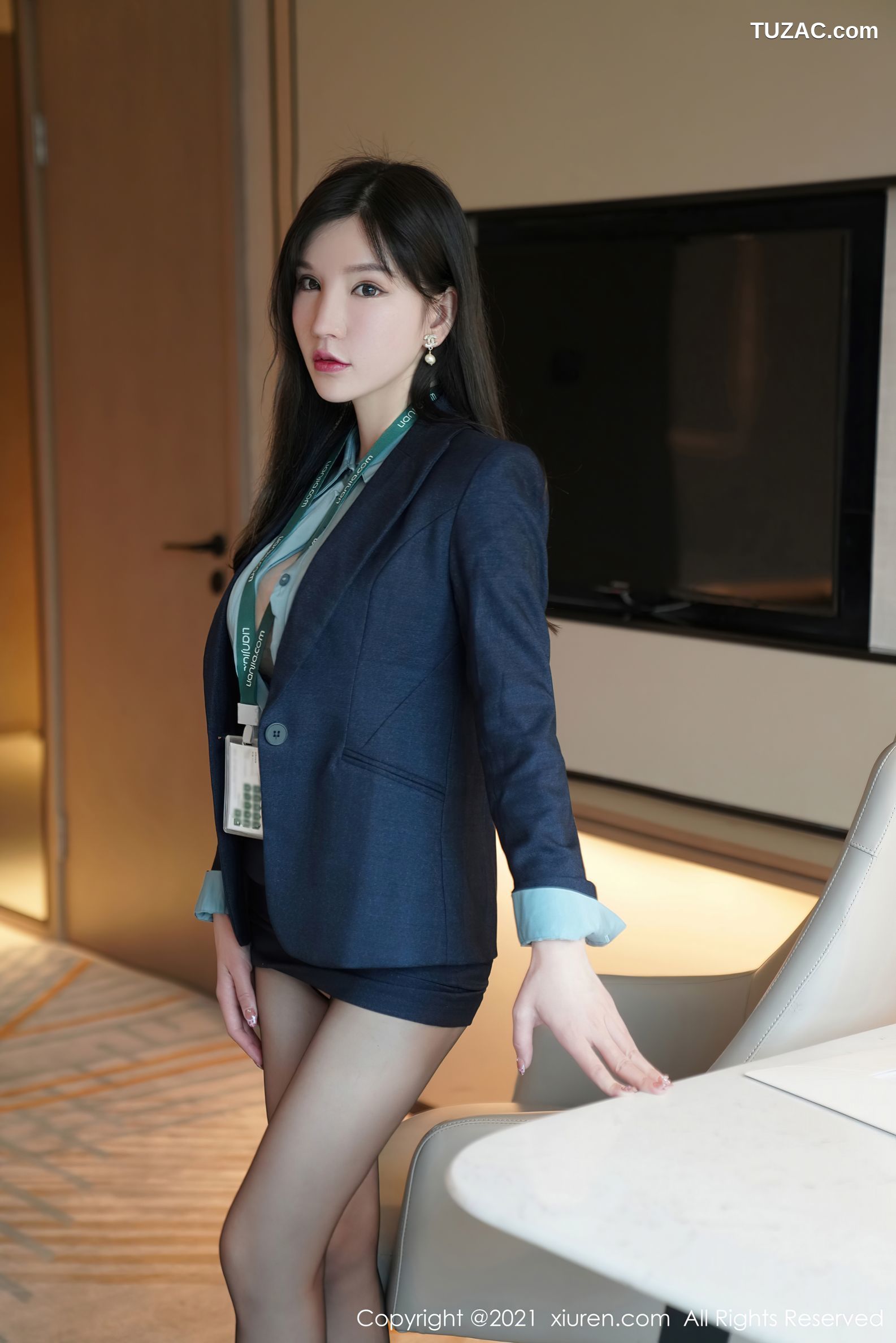 XiuRen秀人网-3415-周于希Sandy-剧情主题-售楼美女办公OL制服-2021.05.14