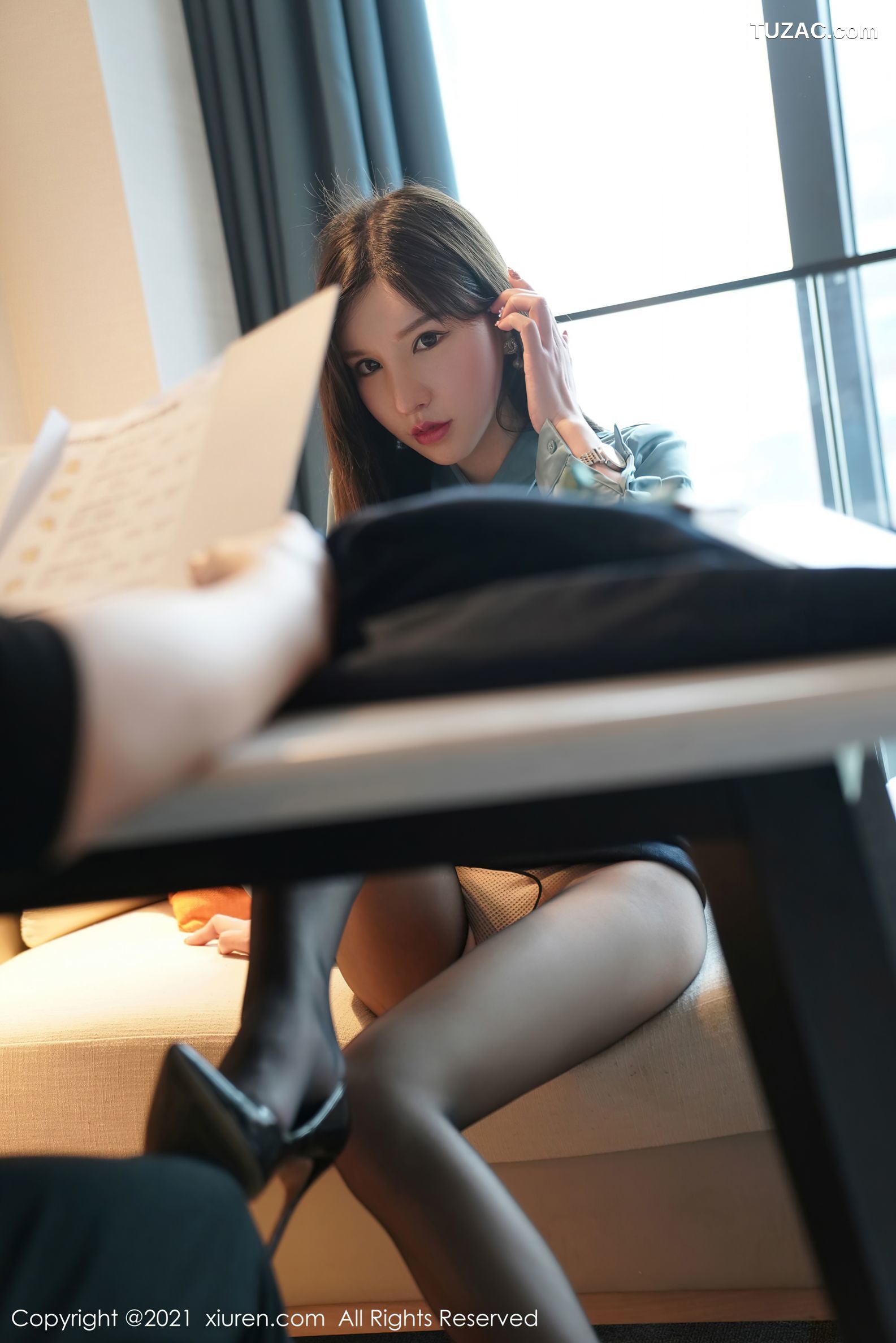 XiuRen秀人网-3415-周于希Sandy-剧情主题-售楼美女办公OL制服-2021.05.14