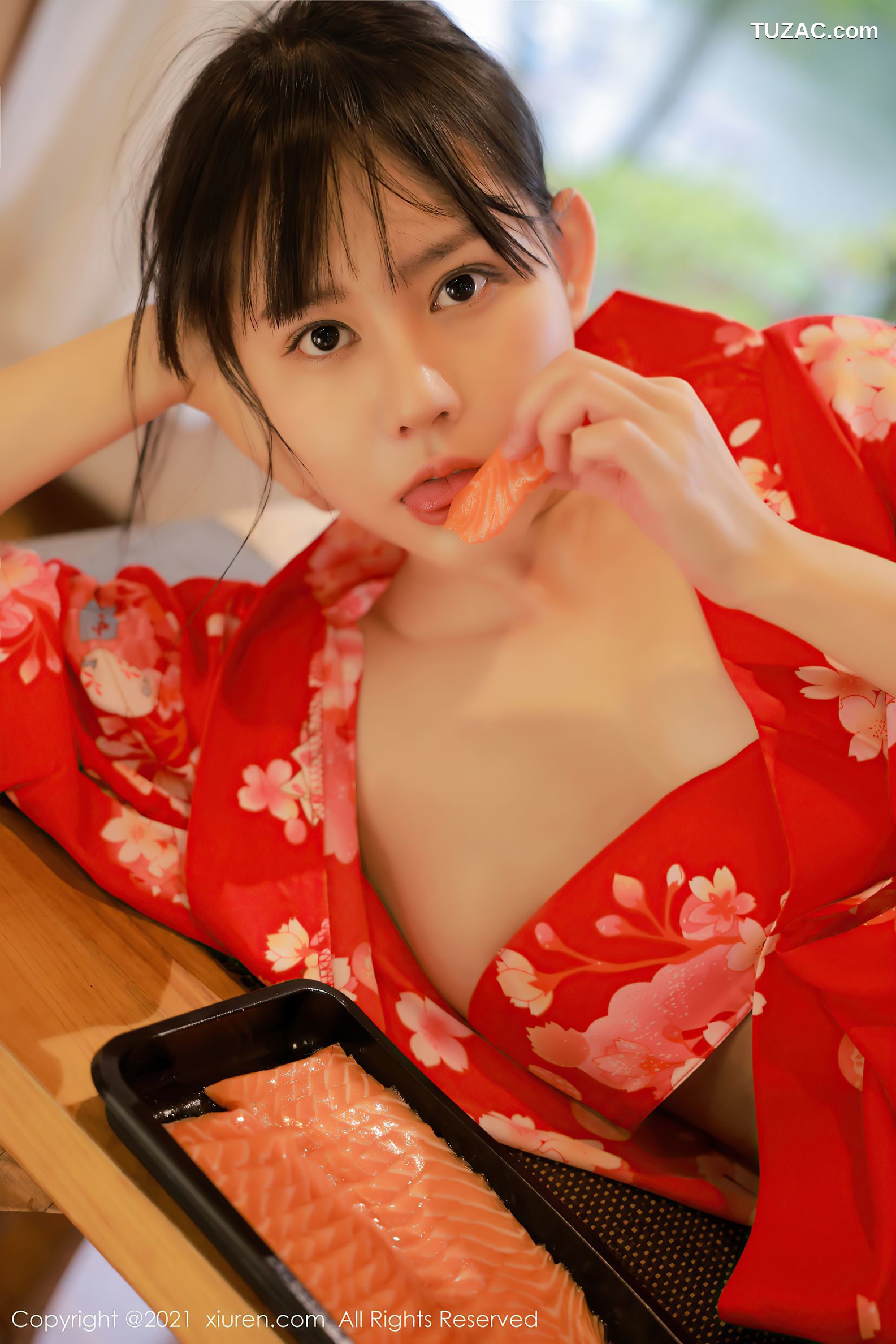 XiuRen秀人网-4063-韩希蕾-绚丽多姿和服情趣人体宴-2021.10.14