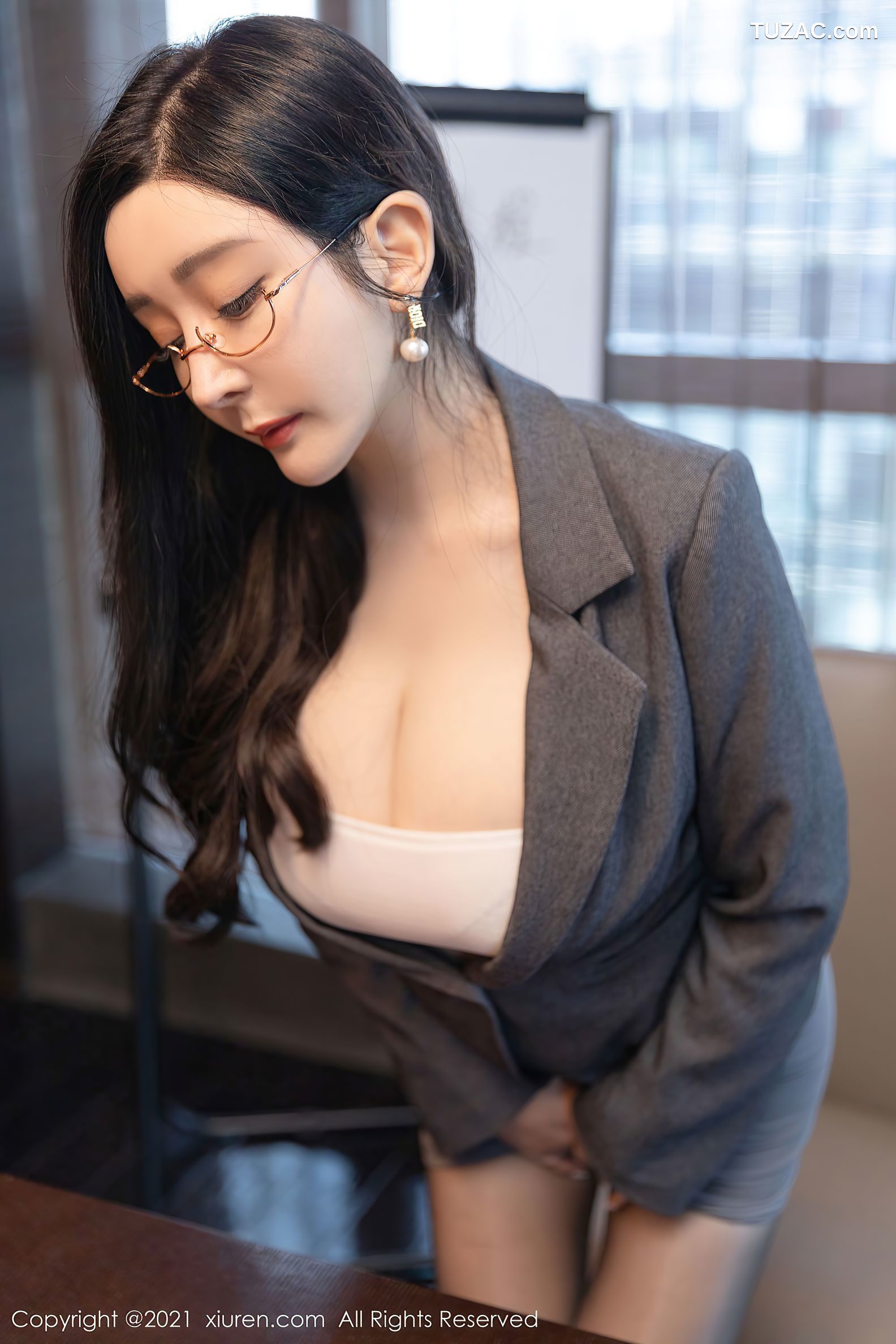 XiuRen秀人网-4072-允爾-教师主题性感内衣-2021.10.15