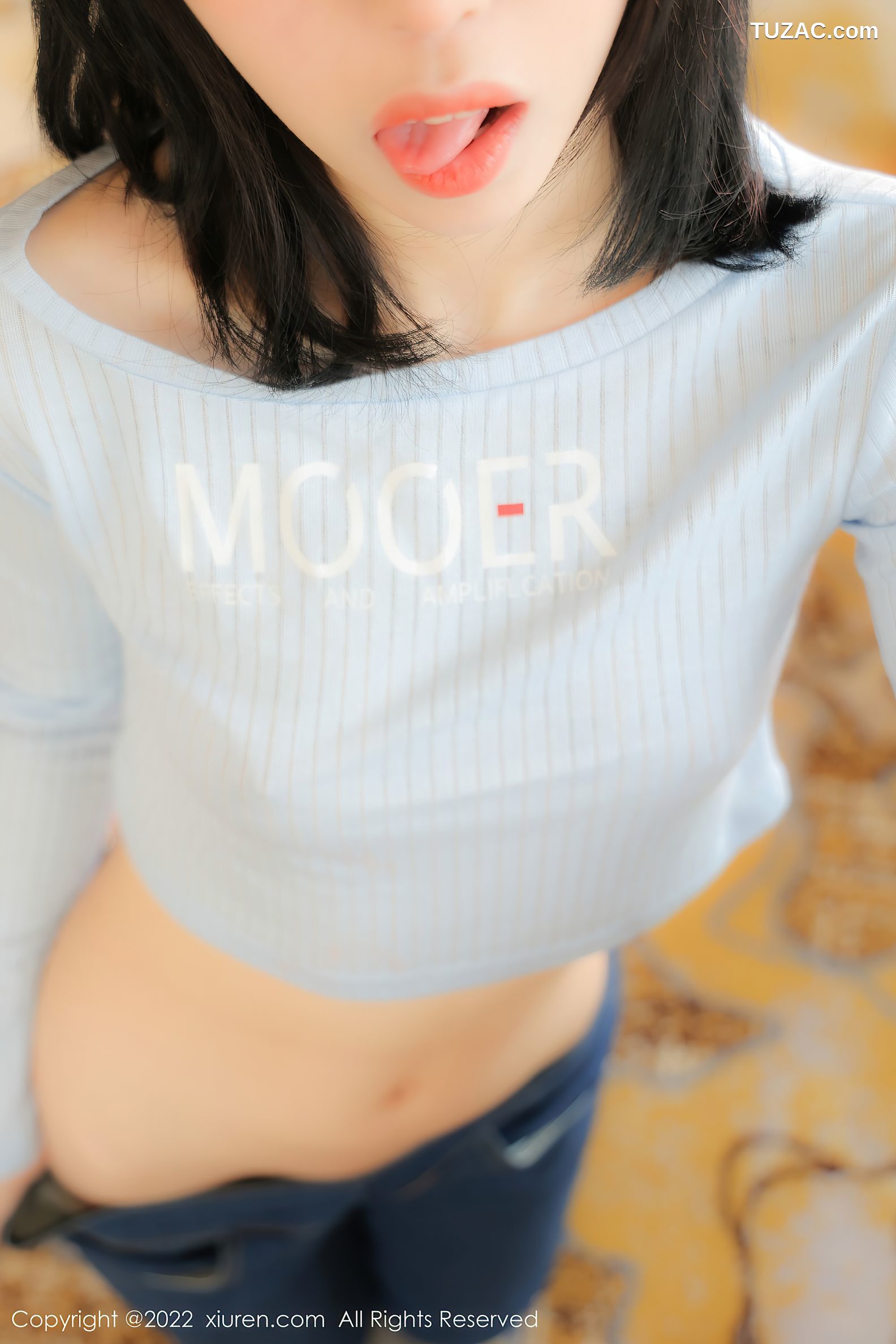 XiuRen秀人网-4584-奶瓶-蓝色外套牛仔裤-2022.02.15