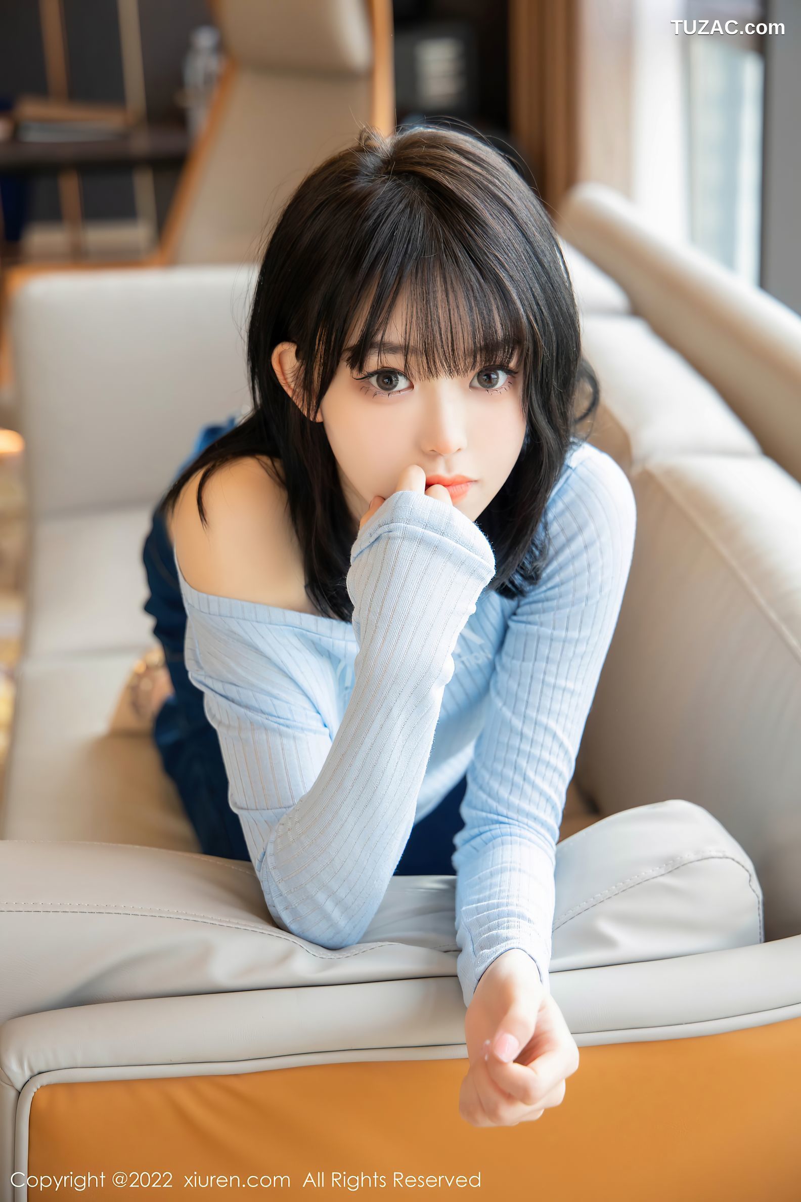 XiuRen秀人网-4584-奶瓶-蓝色外套牛仔裤-2022.02.15