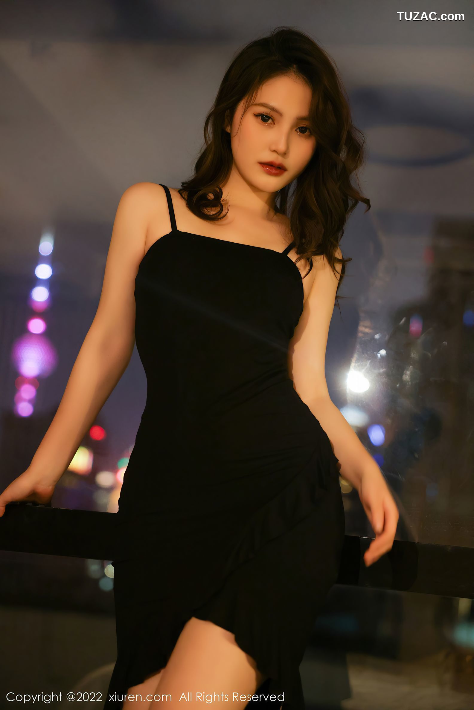 XiuRen秀人网-4618-你的兔妹妹-性感黑色连衣裙-2022.02.22