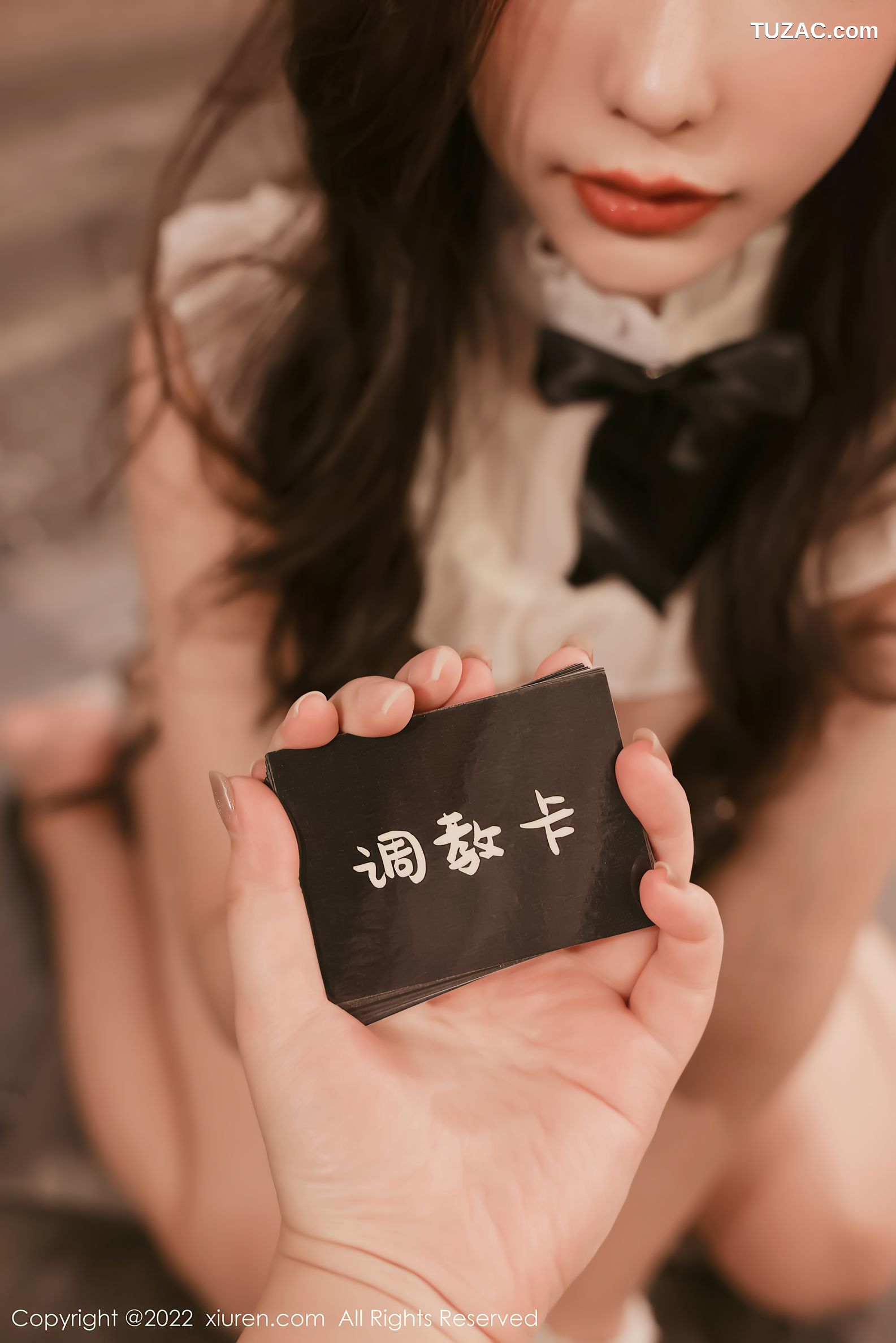 XiuRen秀人网-4650-尹甜甜-性感黑色女仆装情趣捆绑-2022.03.01