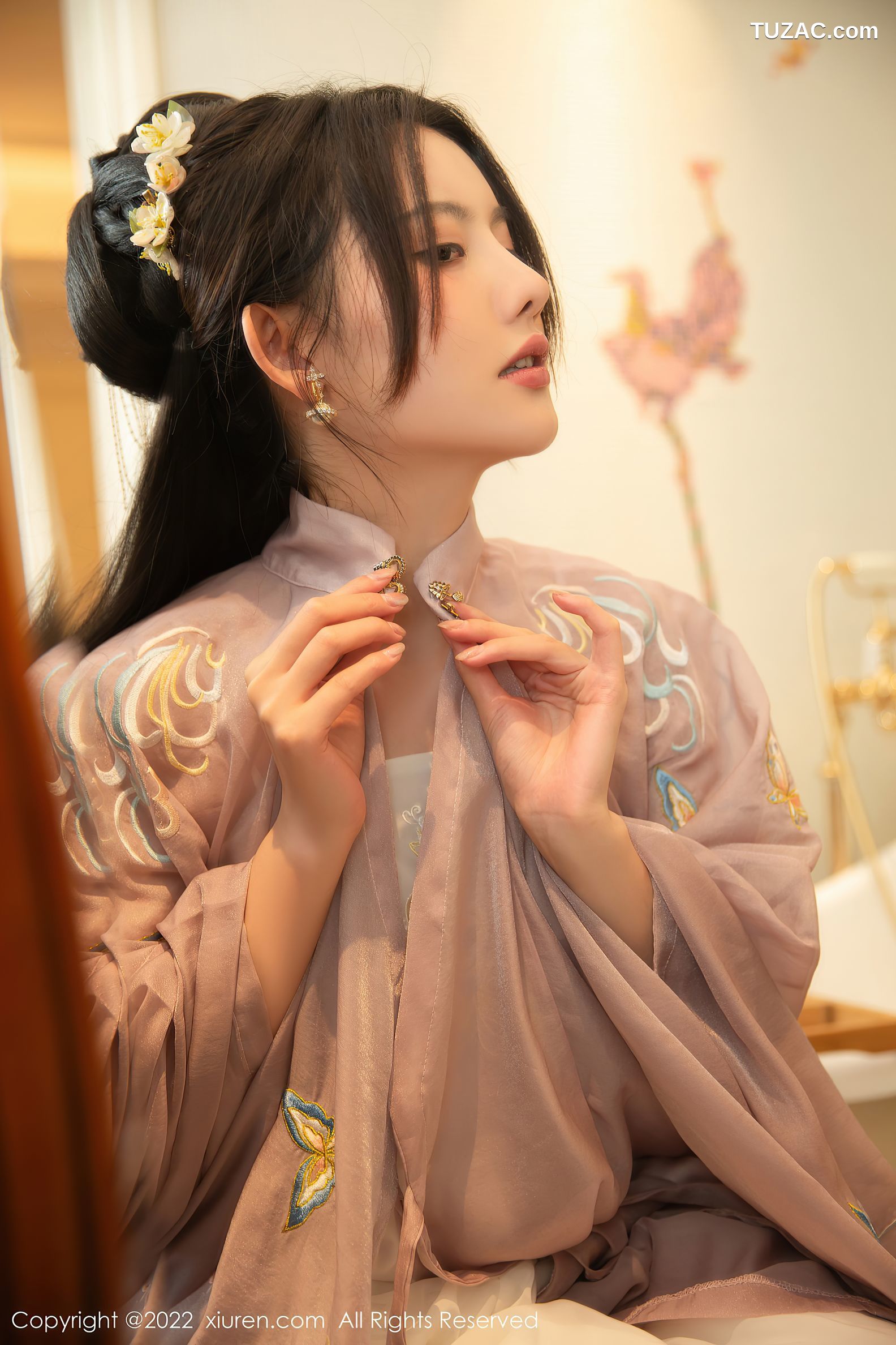 XiuRen秀人网-4945-就是阿朱啊-性感古装服饰拍摄情趣捆绑-2022.04.29