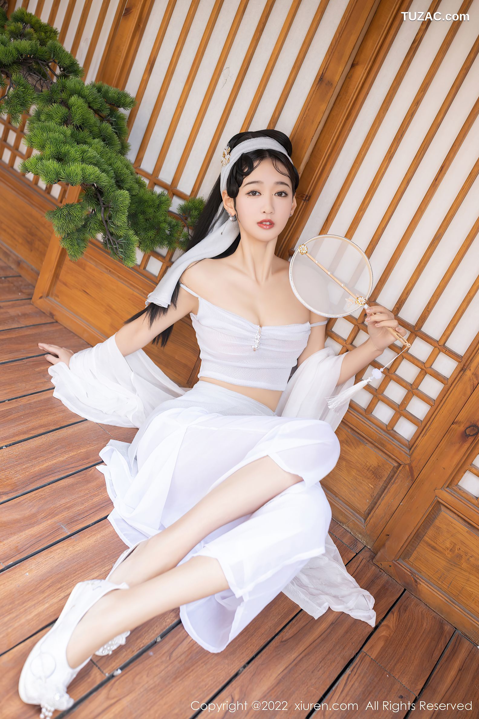 XiuRen秀人网-4952-唐安琪-陆萱萱-古装合拍主题性感内衣肉丝-2022.04.29