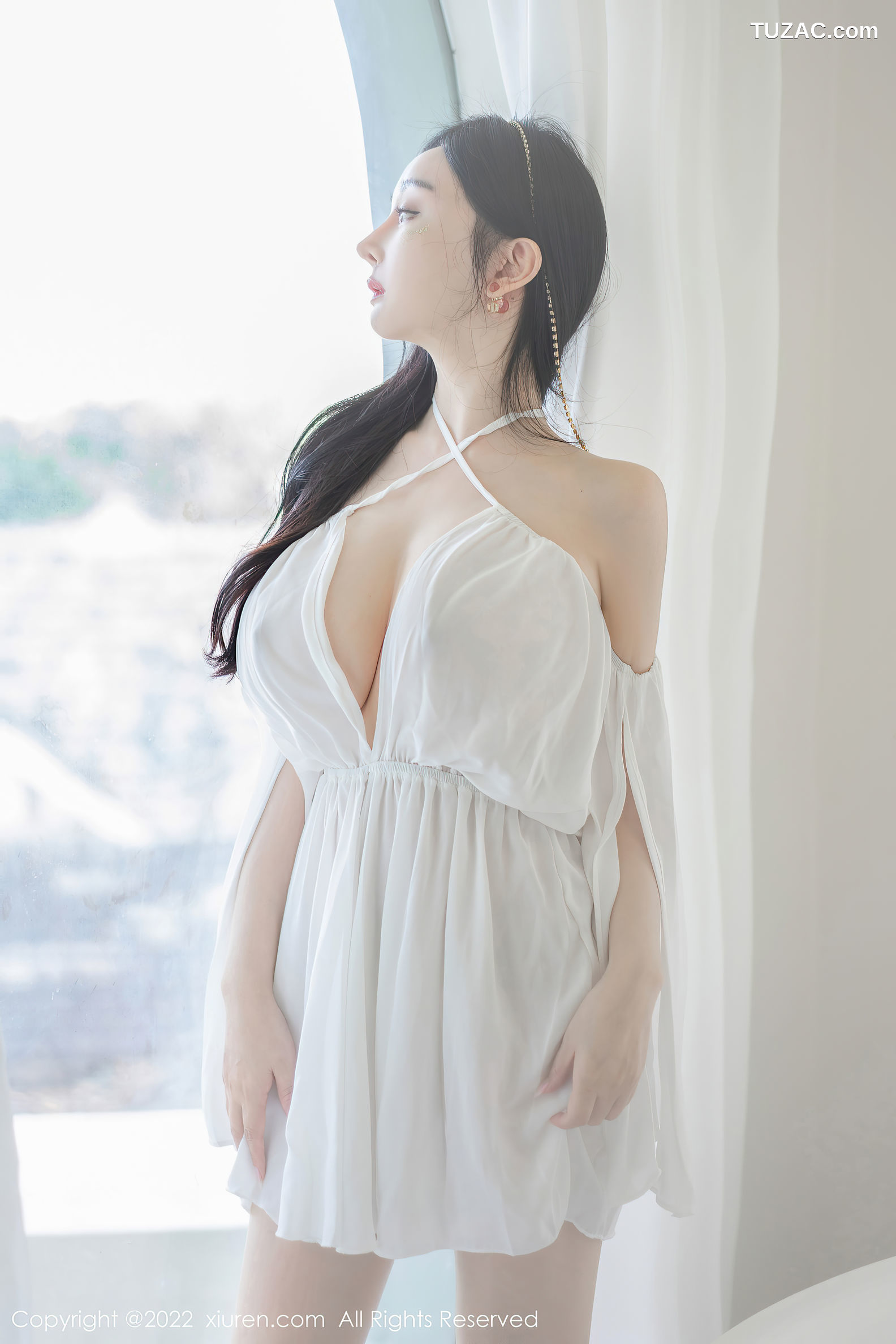 XiuRen-No.5188-允爾-白纱短礼服肉丝
