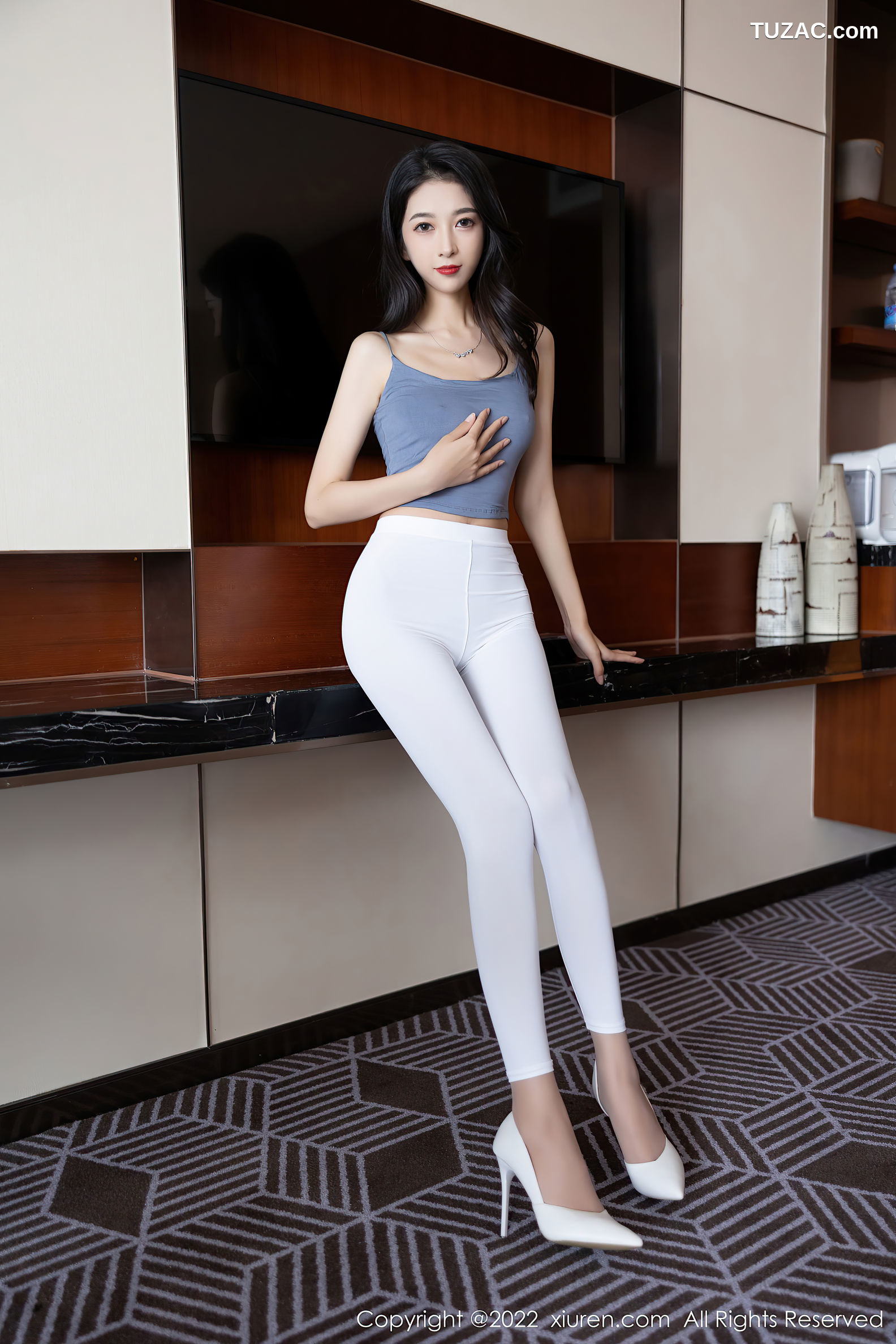 XiuRen-No.5351-林乐一-白色长裤肉丝