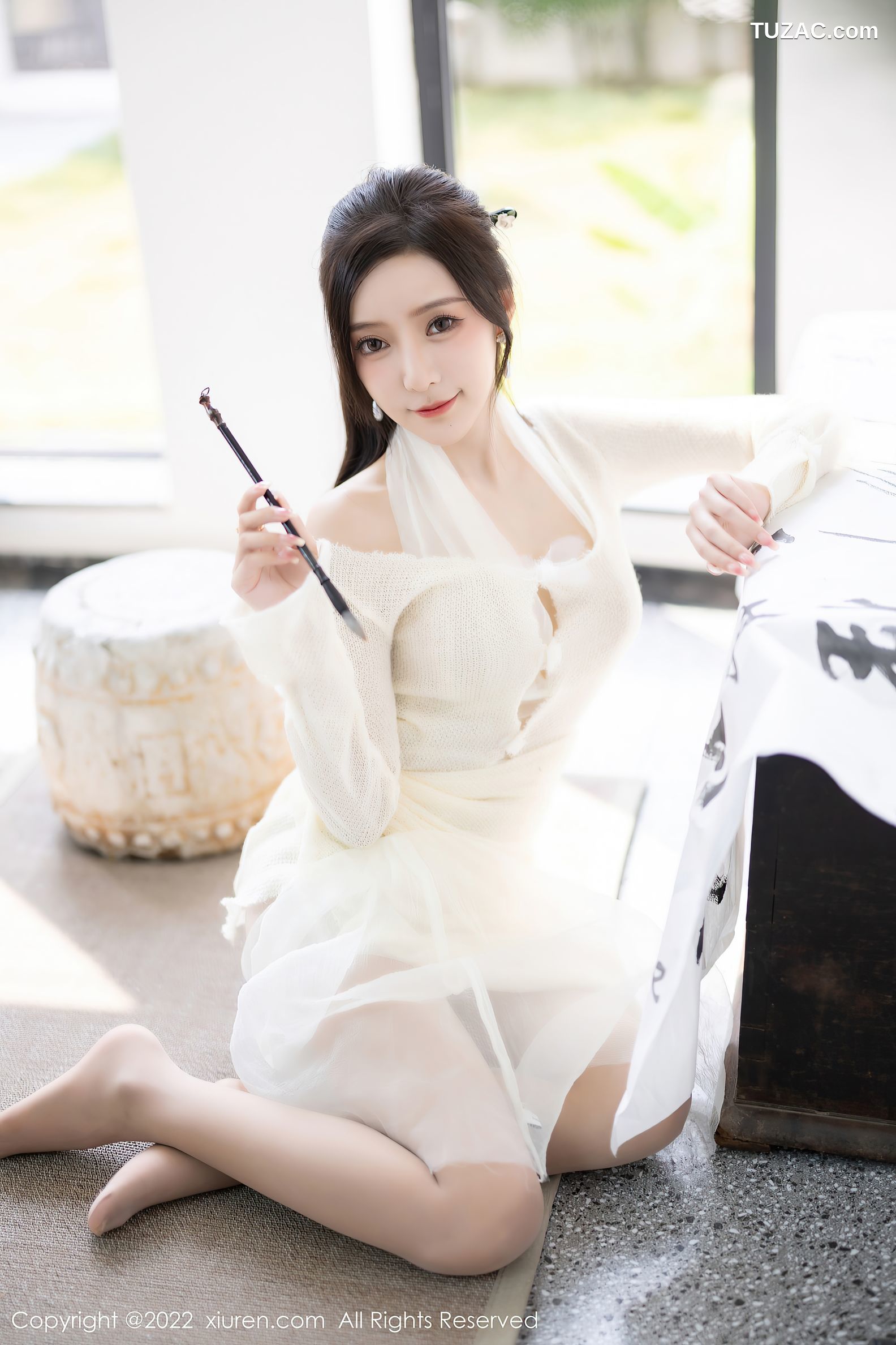 XiuRen-No.5846-王馨瑶-书法美女