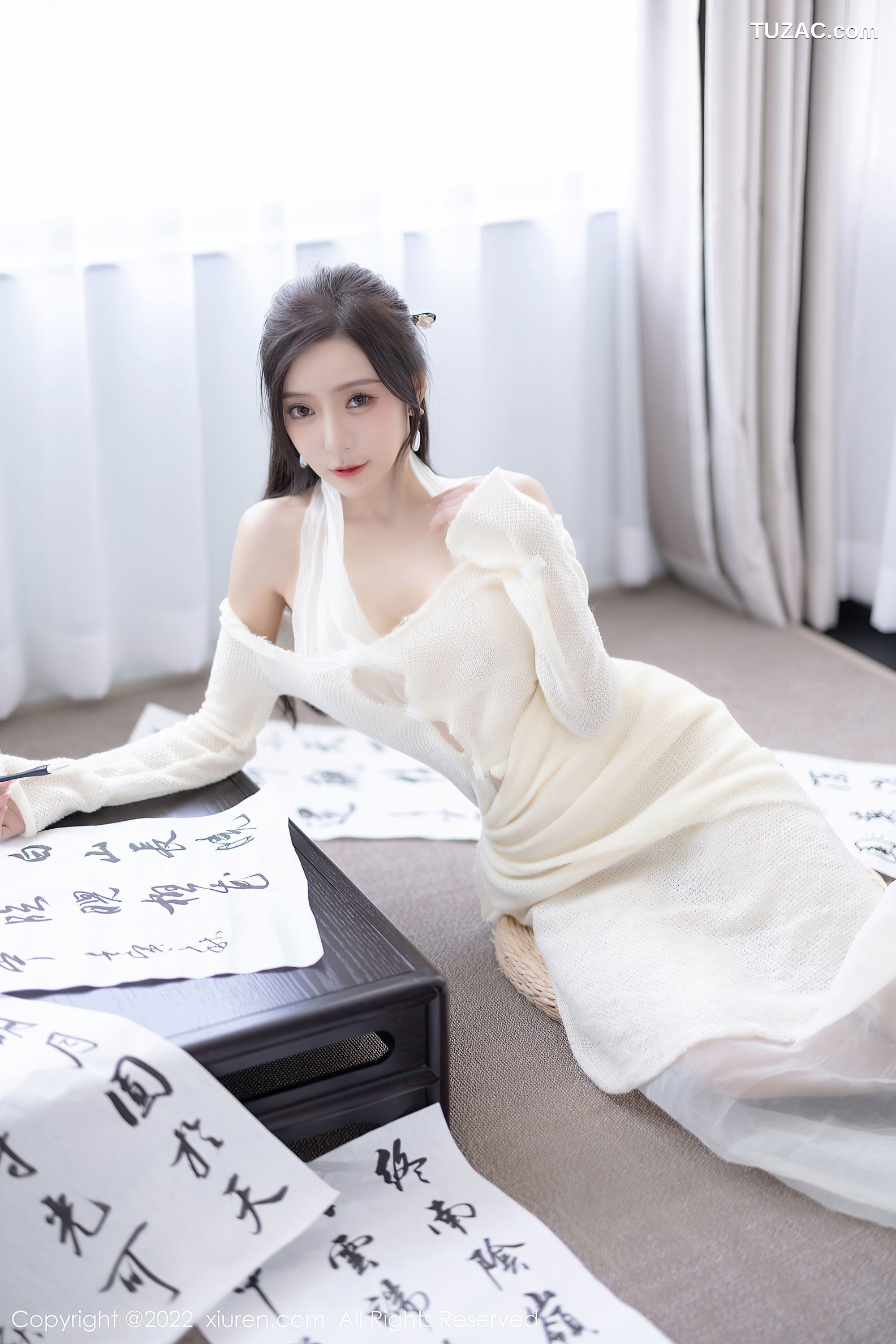 XiuRen-No.5846-王馨瑶-书法美女