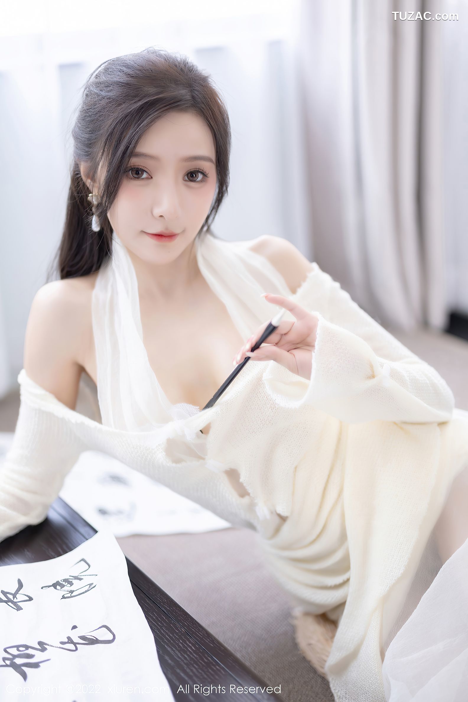 XiuRen-No.5846-王馨瑶-书法美女
