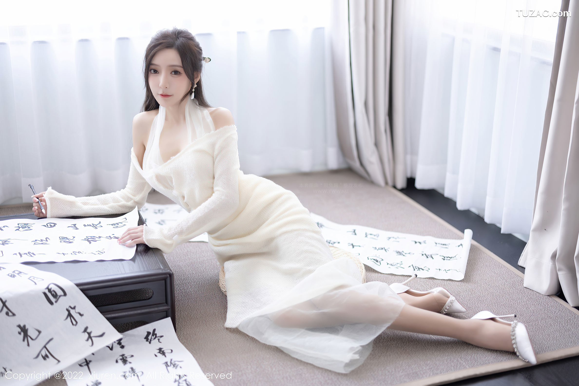 XiuRen-No.5846-王馨瑶-书法美女