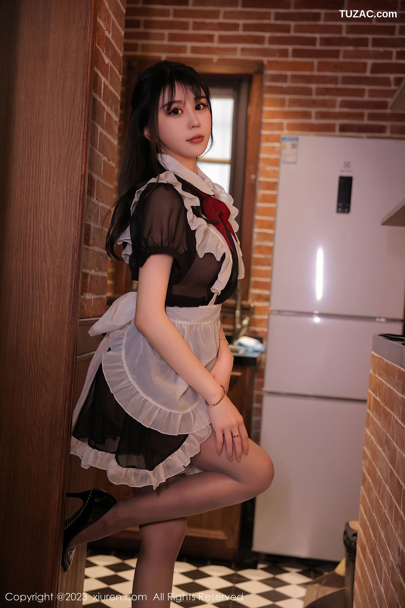 XiuRen秀人网-6310-甜仔-透视女仆装