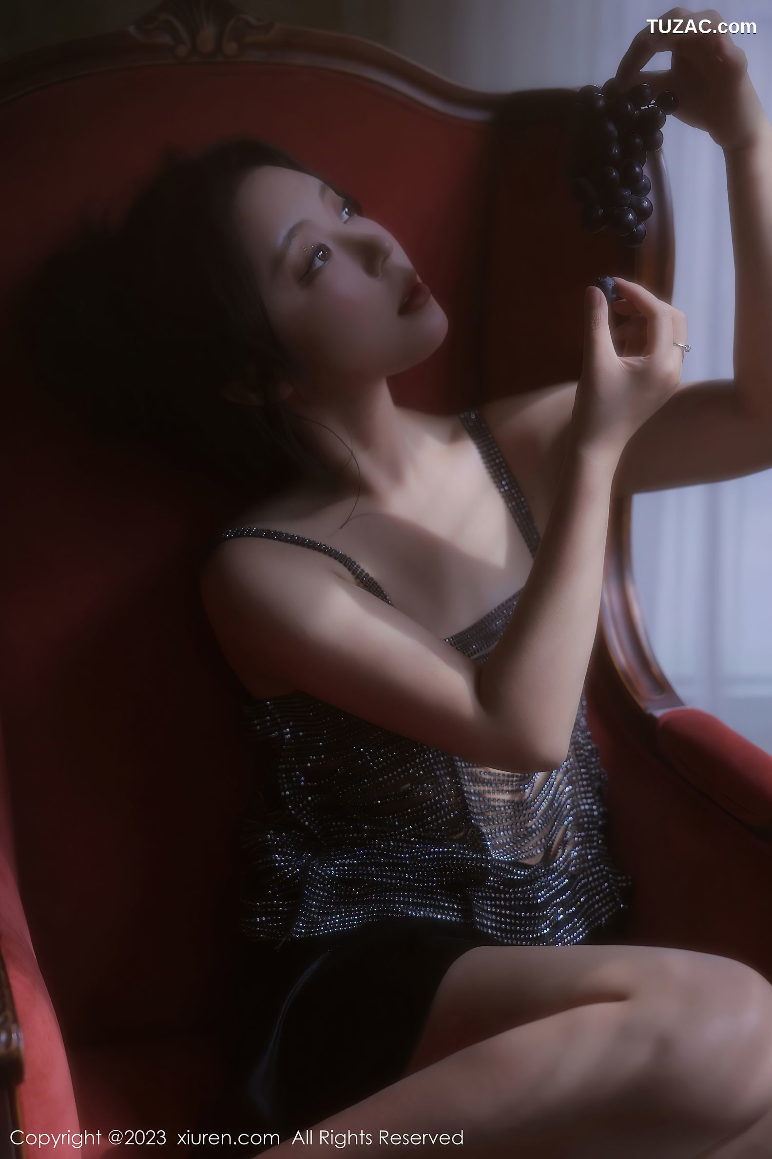 XiuRen秀人网-6601-露露Luncy-万宁旅拍-紫色轻透情趣服饰-2023.04.20