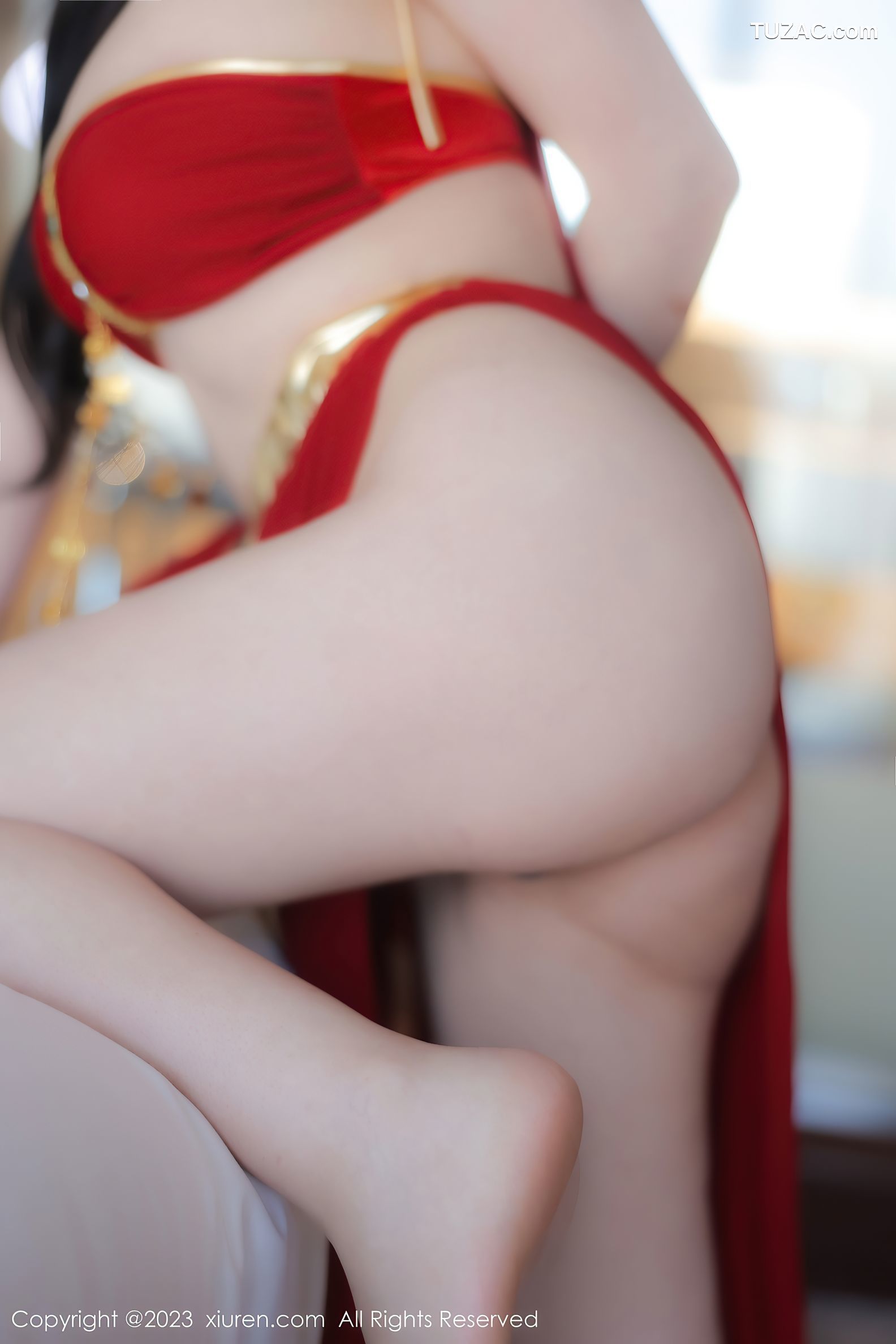 XiuRen秀人网-6613-林珊珊-红色西域舞娘装扮-2023.04.21