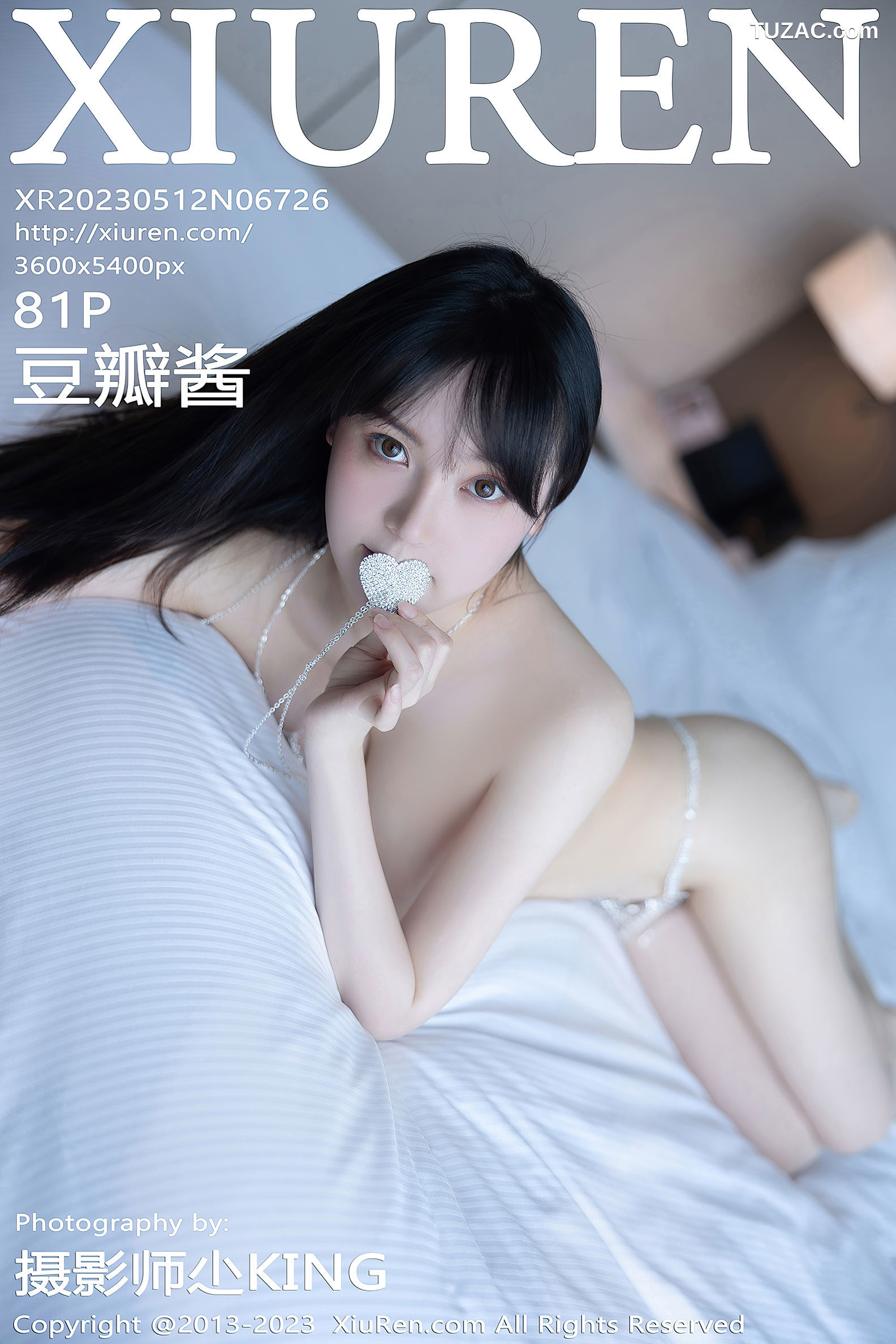 XiuRen秀人网-6726-豆瓣酱-银色血滴子装扮大尺度全果-2023.05.12
