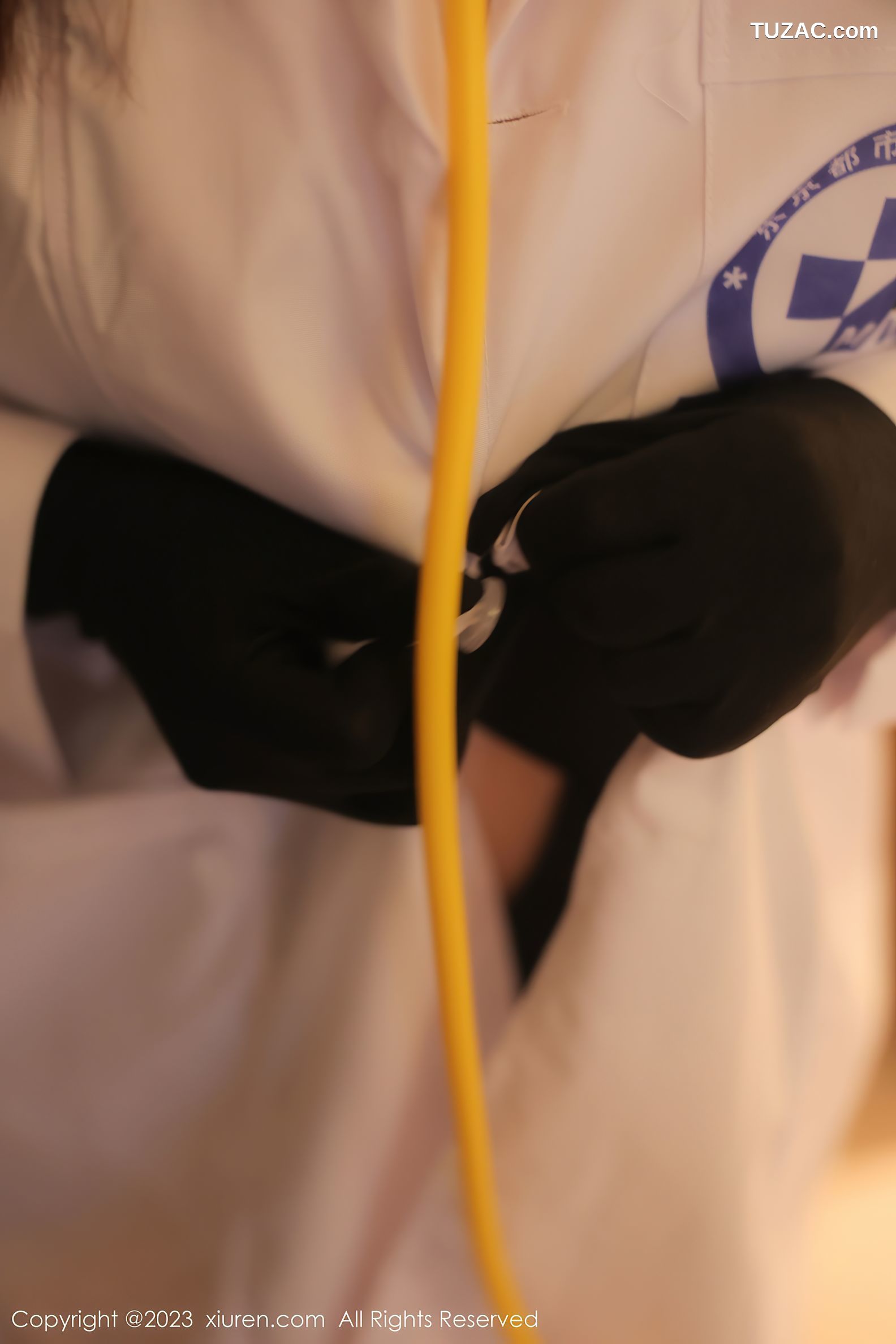 XiuRen秀人网-6791-Arude薇薇-黑色情趣服饰黑丝袜-2023.05.24