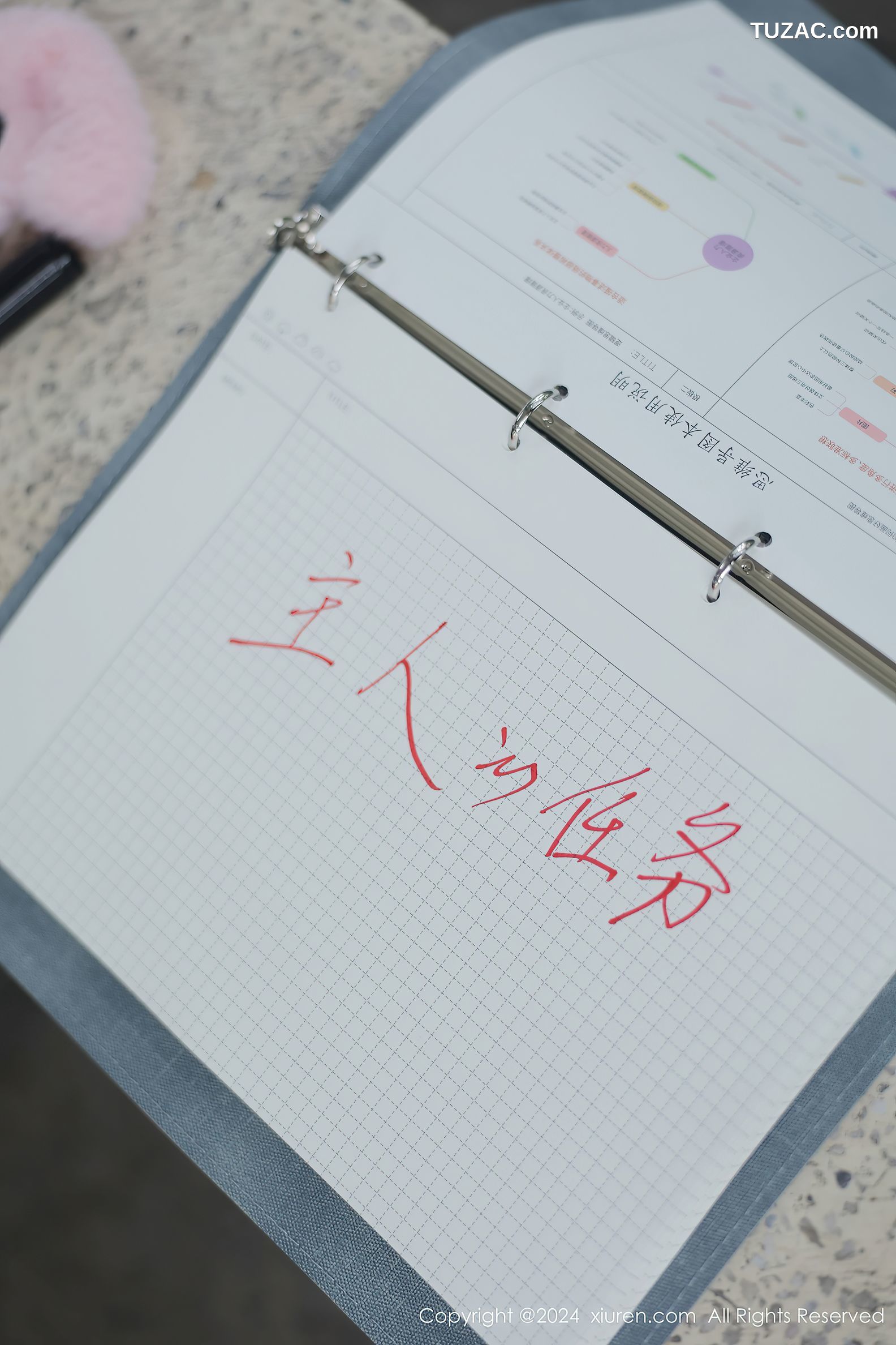 XiuRen秀人网-8335-小薯条nienie-澳门旅拍-灰白学生运动装爆乳调教-2024.04.02