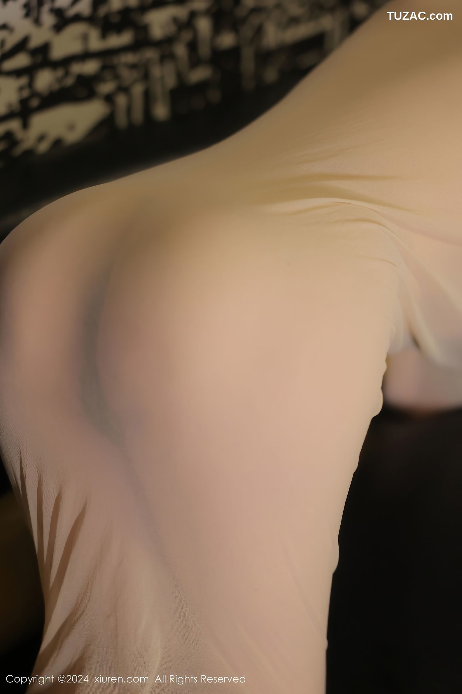 XiuRen秀人网-9073-袁圆-轻透连体肉丝真空凸点爆乳-2024.08.27