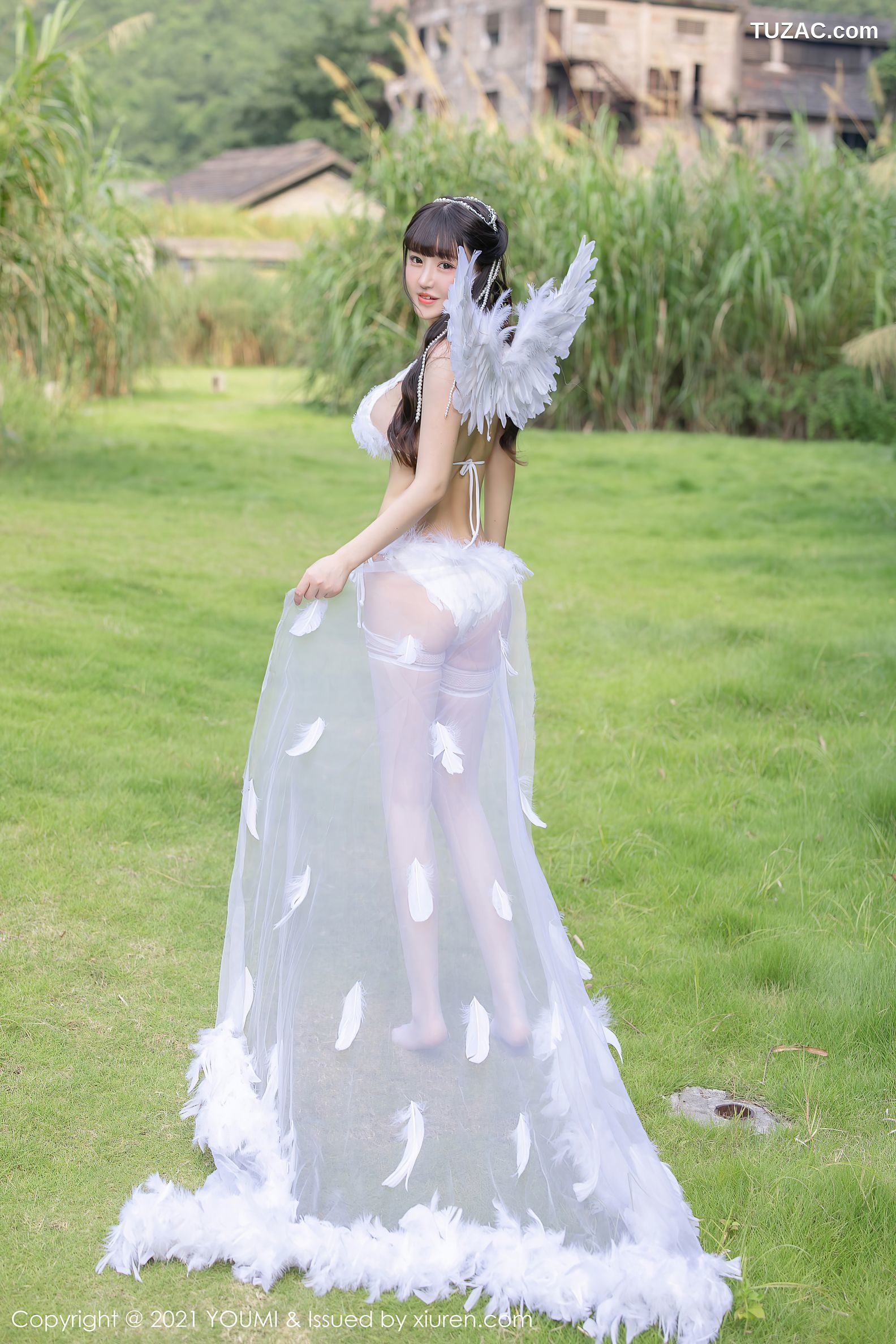 YouMi尤蜜荟-691-朱可儿Flower-桂林旅拍-天使服饰-2021.09.09