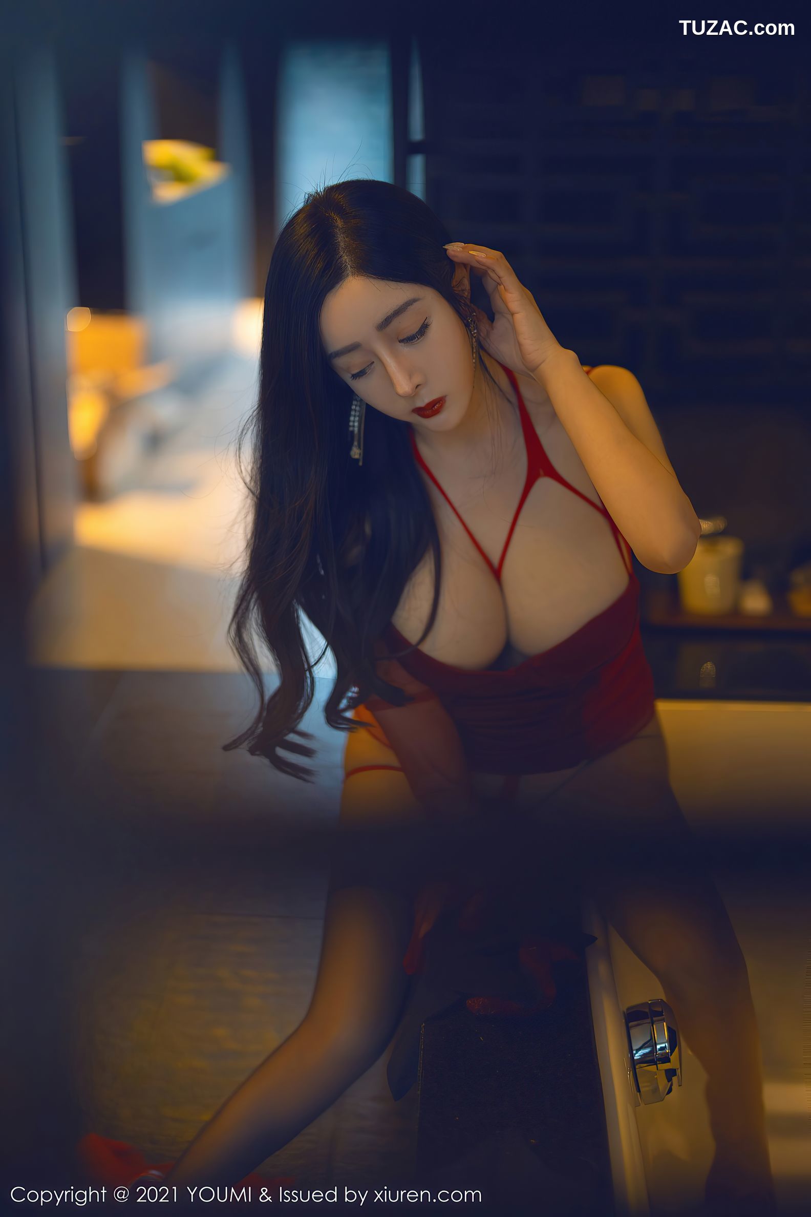 YouMi尤蜜荟-711-允爾-成都旅拍暖色调视觉体验情趣服饰-2021.10.29
