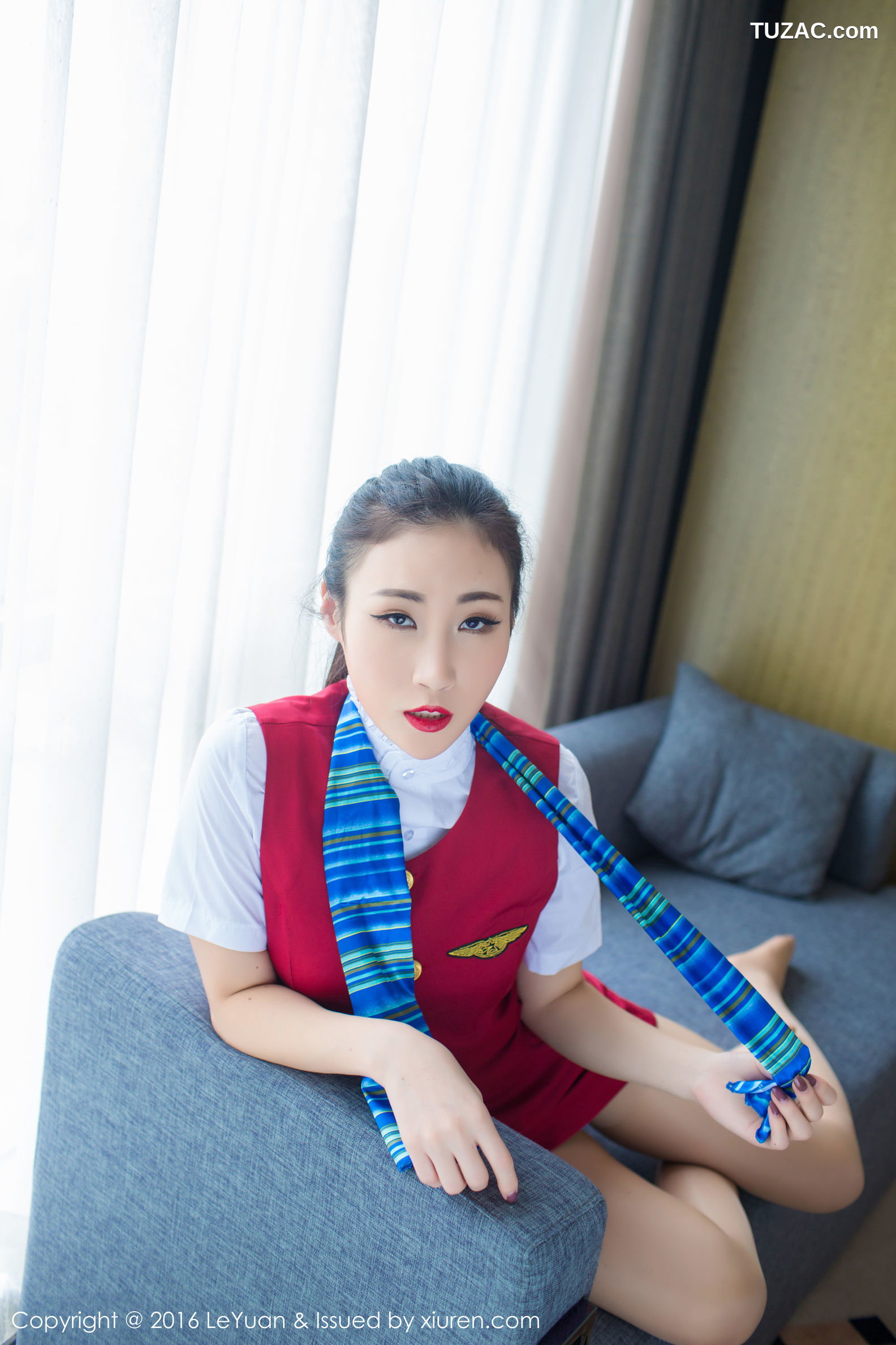 LeYuan星乐园-021-Wendy智秀-《空姐制服-诱惑丝袜》