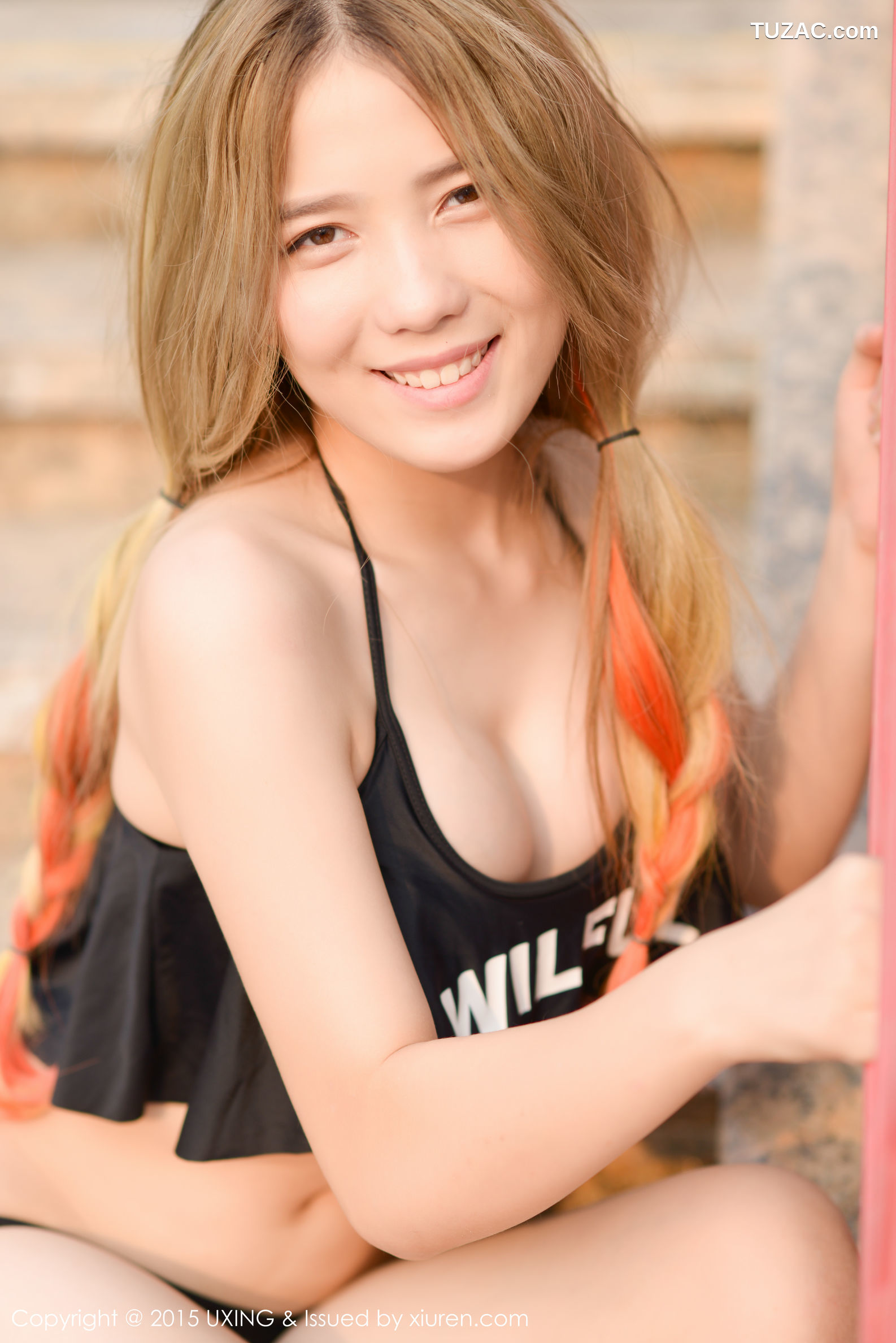 UXing优星馆-vol.026-懒桃子-俏皮比基尼妹子