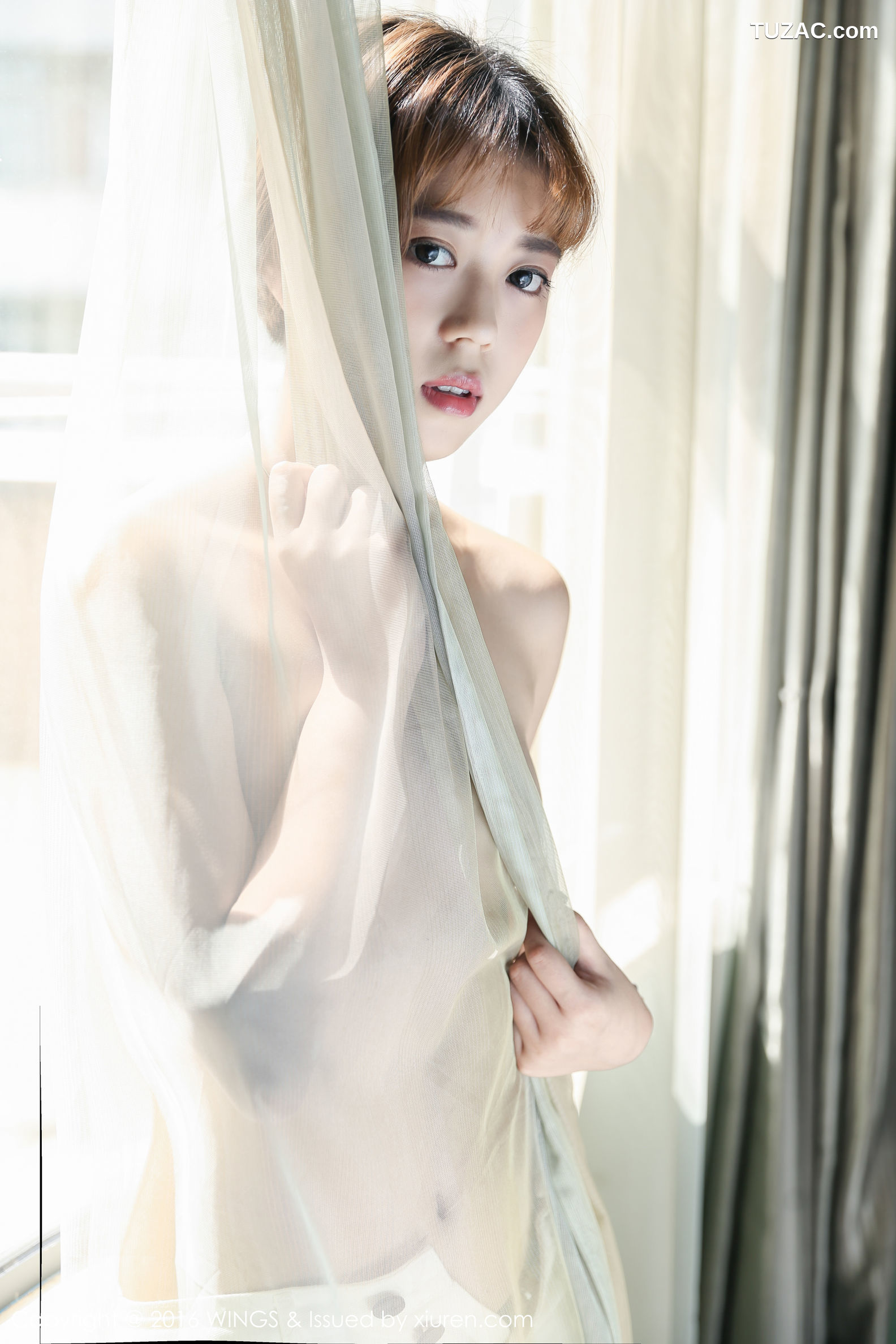 WingS影私荟-019-柠檬vivi-极品短发帅气模特